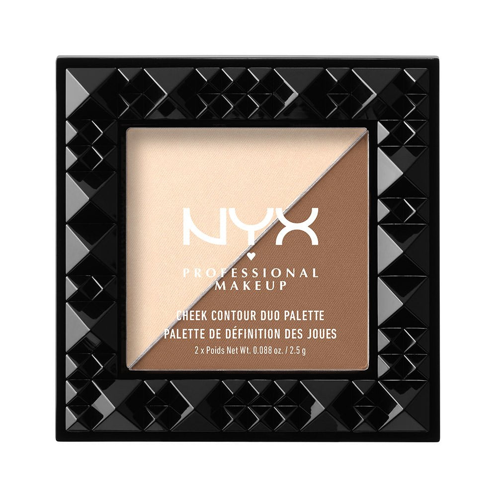 Nyx Professional Makeup Cheek Contour Duo Palette, Double Date, 5g