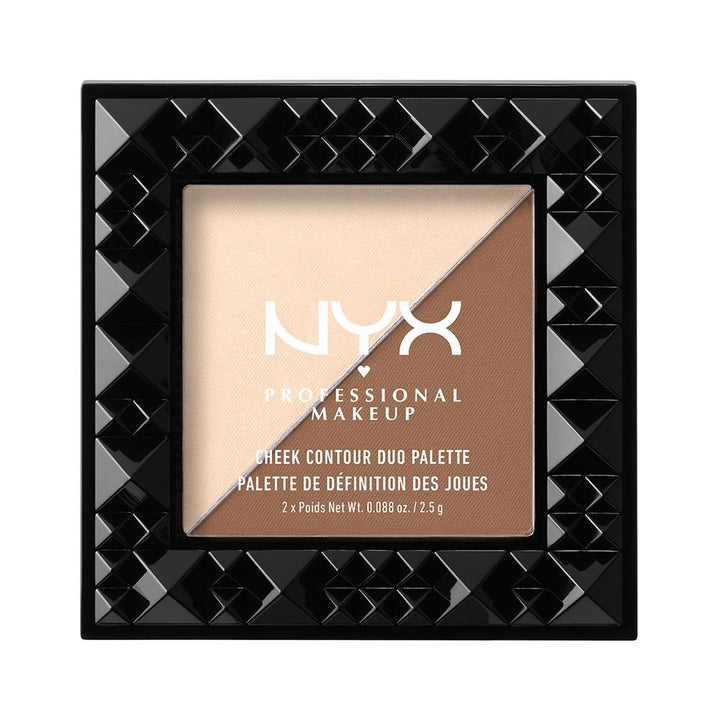 Nyx Professional Makeup Cheek Contour Duo Palette, Double Date, 5g