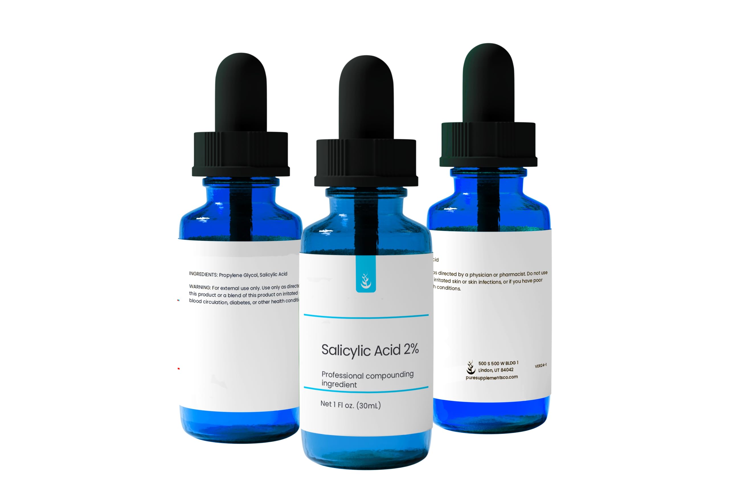 Pure Original Ingredients Salicylic Acid 2% Solution (30 mL), Pure & Simple Serum
