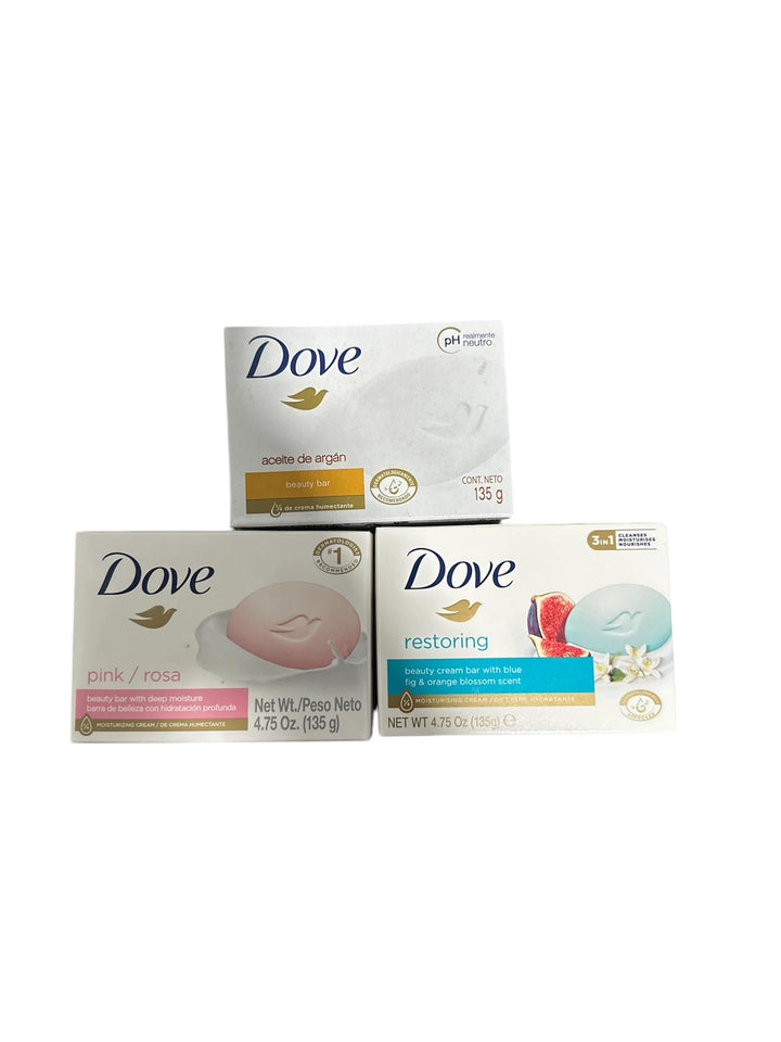 Bundle dove multi pack Restoring Pink and Argan Oil Cream Bar Bundle 3 pack