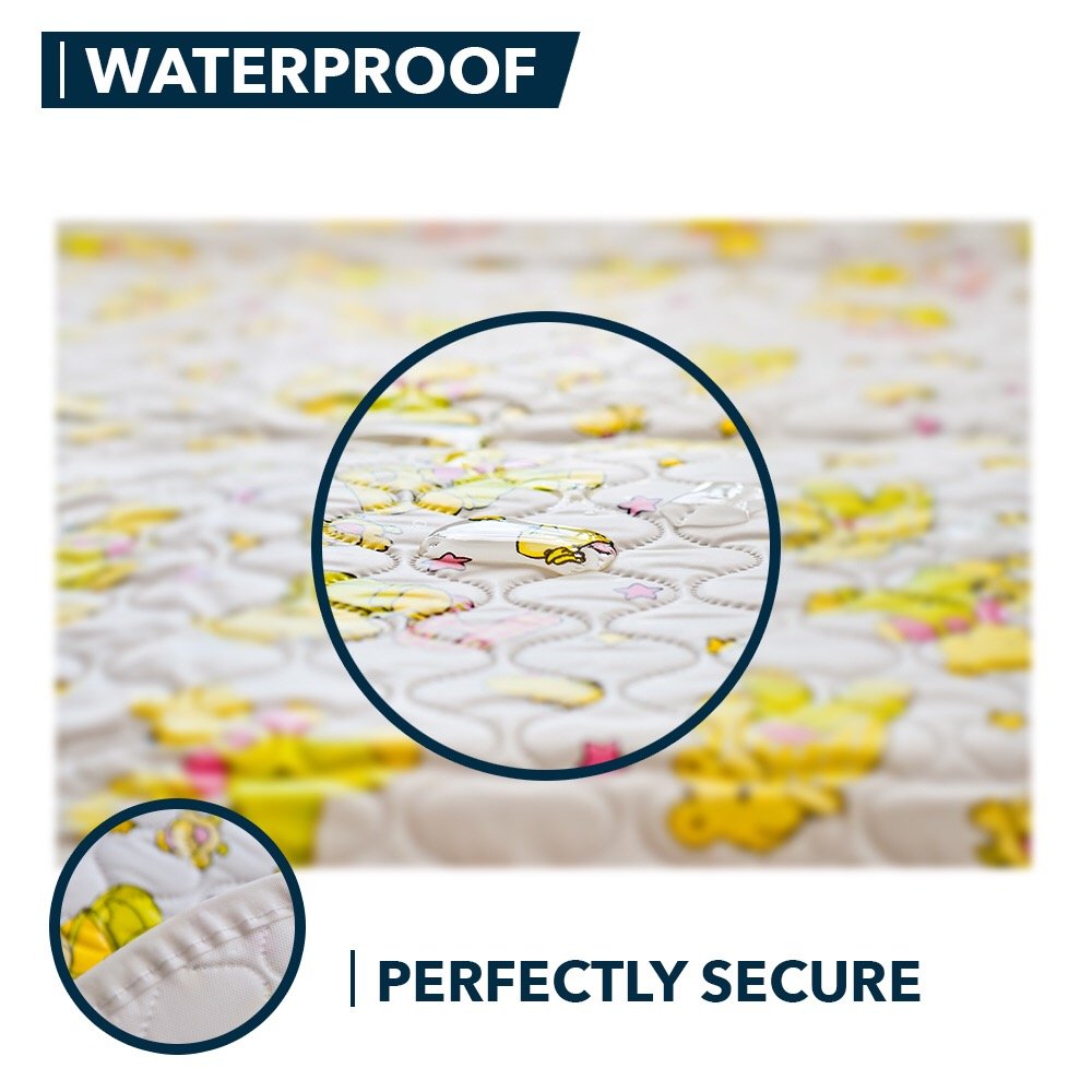 Changing Mat - Biggest Waterproof & Reusable Portable Changing Pad 25.5x31.5 for Change Diaper in Any Places On The Go - Wipeable Compact Baby Change Cover Liner - Unisex Design for Girls & Boys