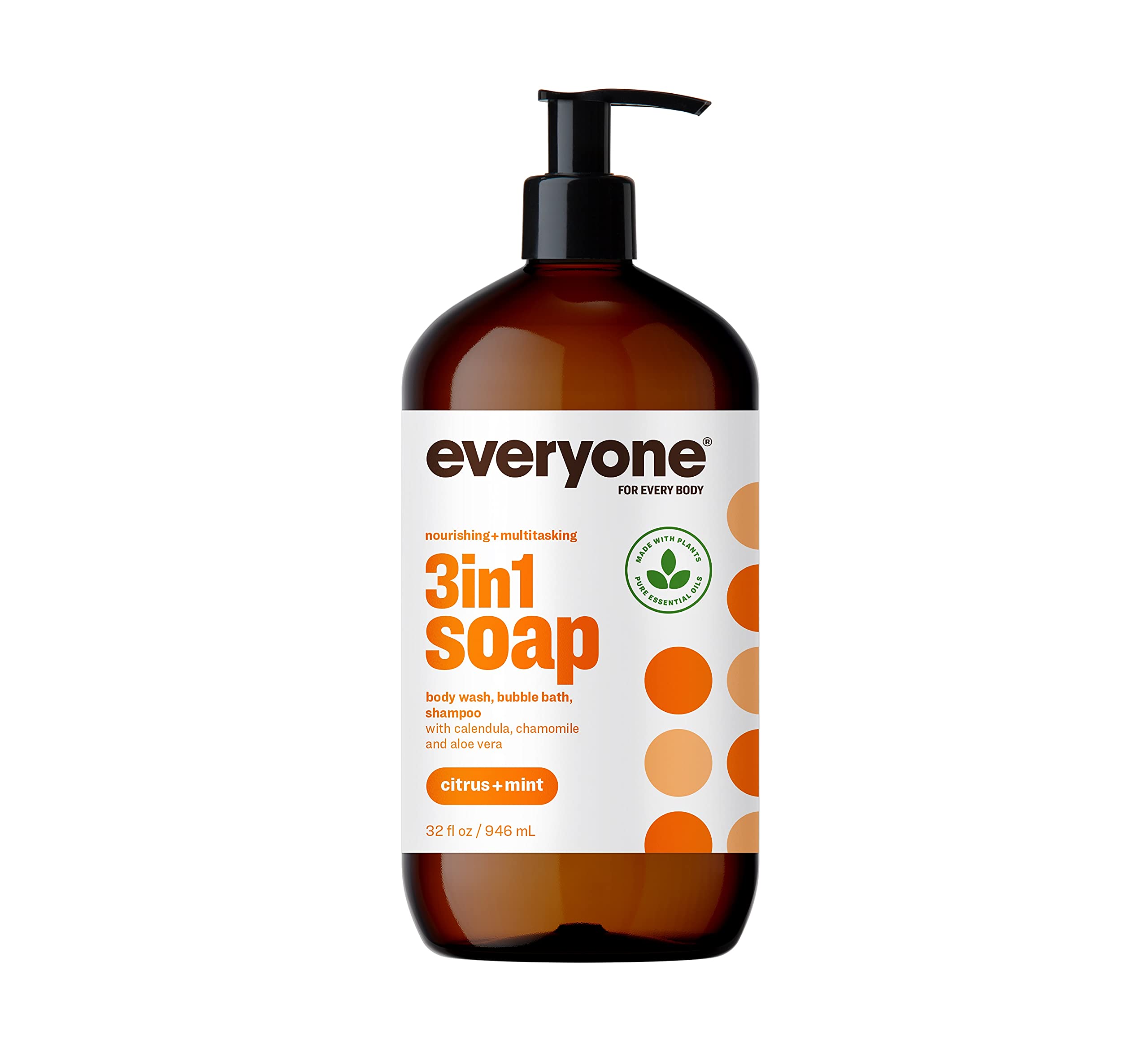 Everyone 3-in-1 Soap, Citrus plus Mint, 32 Ounce
