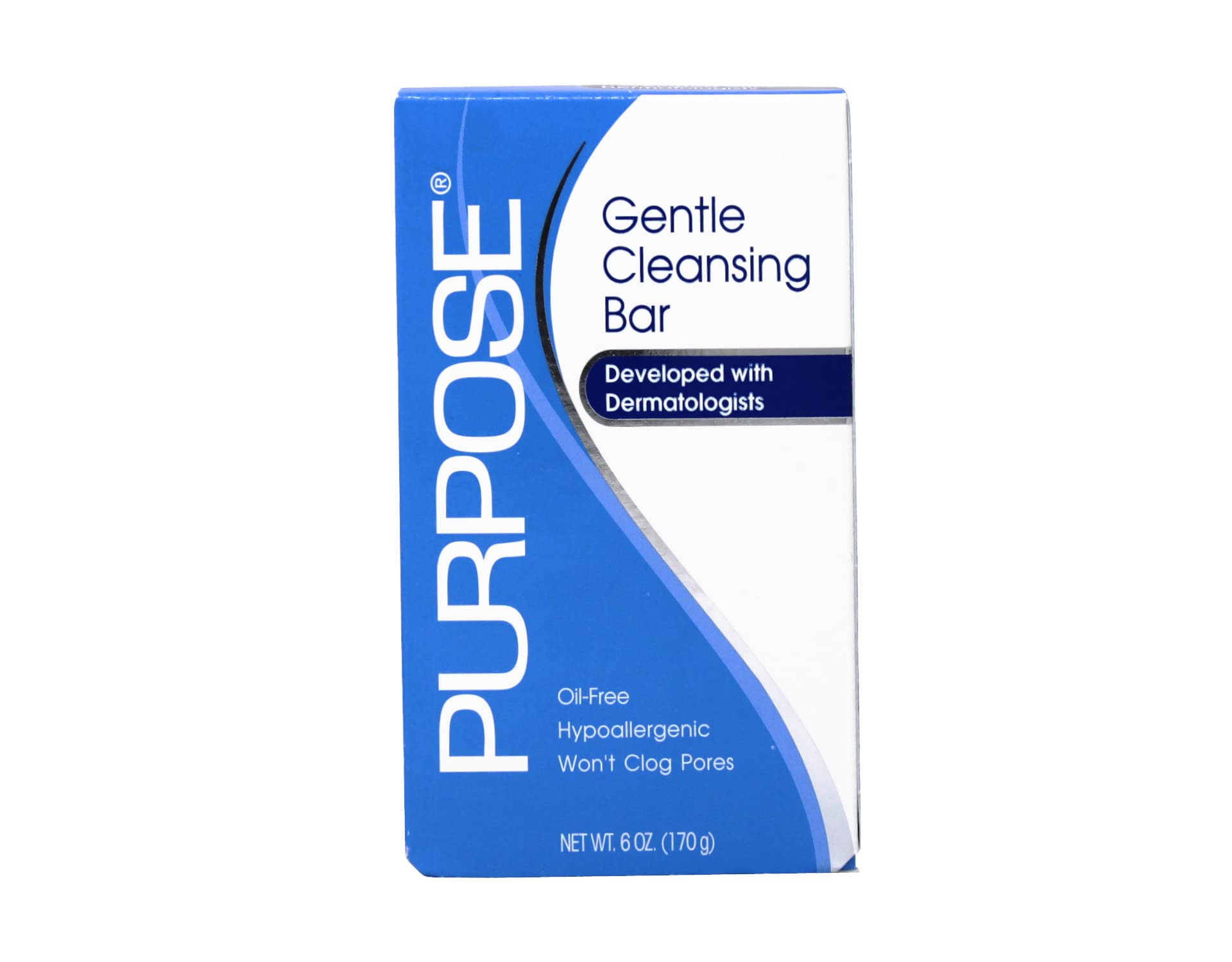 Purpose Gentle Cleansing Face Soap Bar, Oil-Free Large Size 6 Ounces by With a Purpose