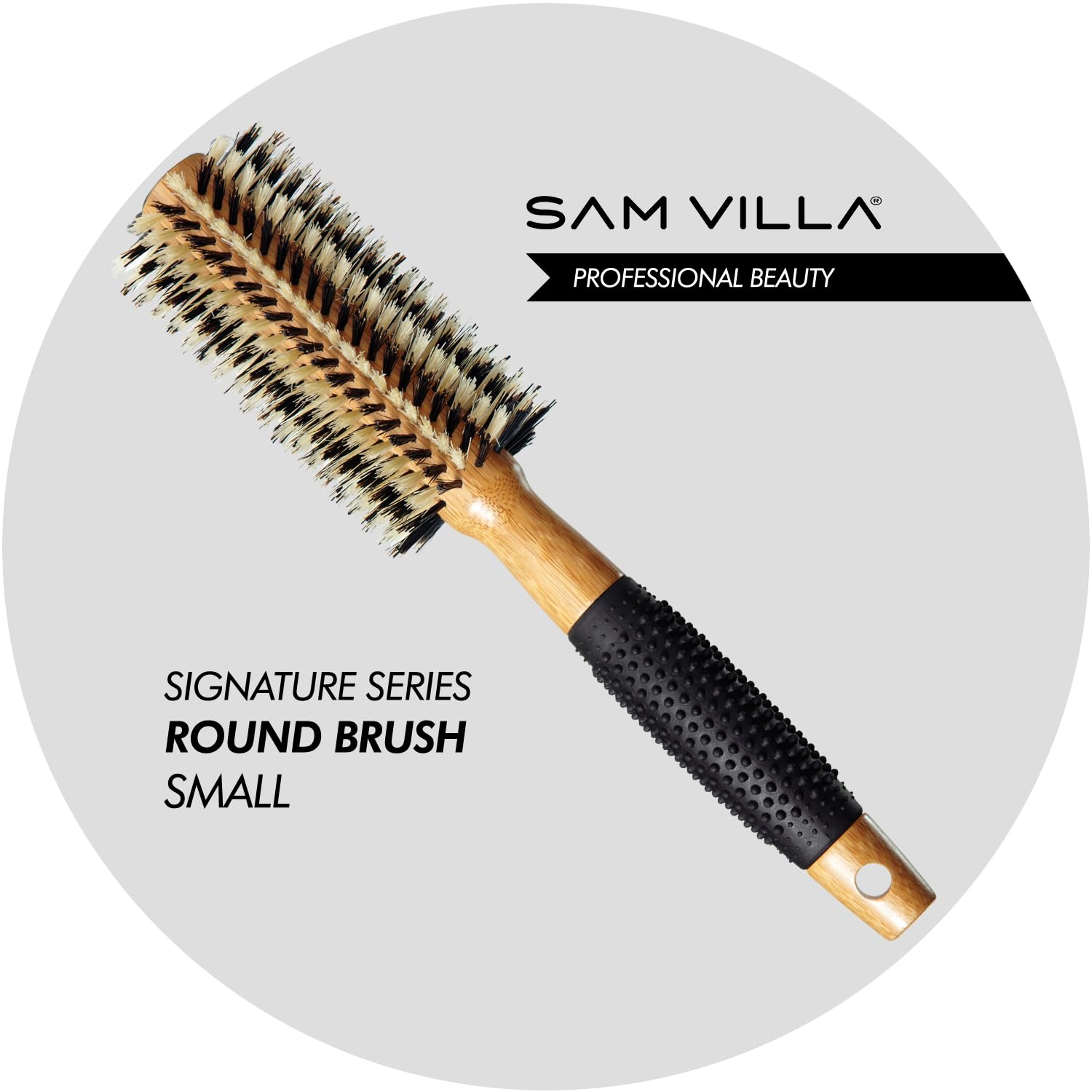 Sam Villa Signature Series Bristle Round Brush