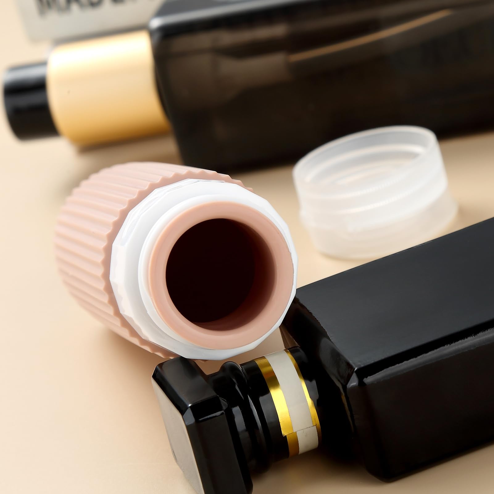 Mrsdry 16 Pack Travel Bottles Set, TSA Approved Leak Proof Silicone Squeezable Containers for Toiletries, Refillable Travel Accessories for Conditioner, Shampoo, Lotion & Body Wash Accessories