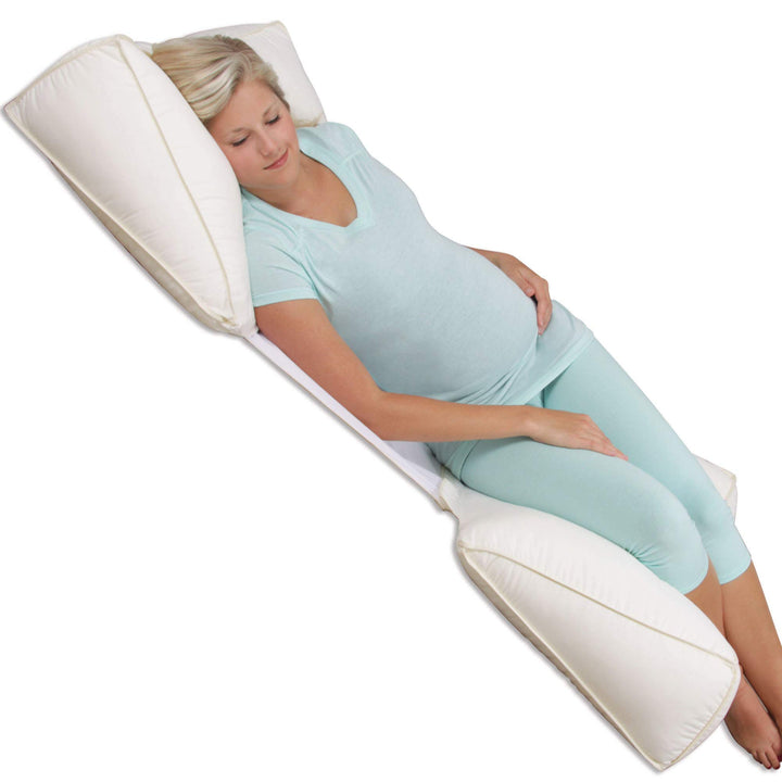 Leachco Body Double Adjustable Maternity Pillow Set, Ivory