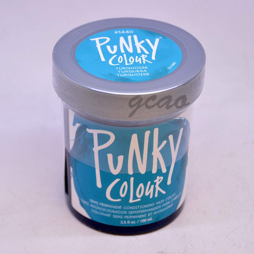 jerome russell Punky Hair Color Creme, Turquoise, 3.5 Ounce : Turquoise