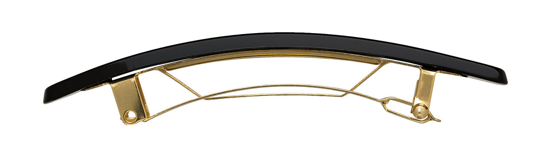 Black : France Luxe Bennington 6cm Barrette - Black
