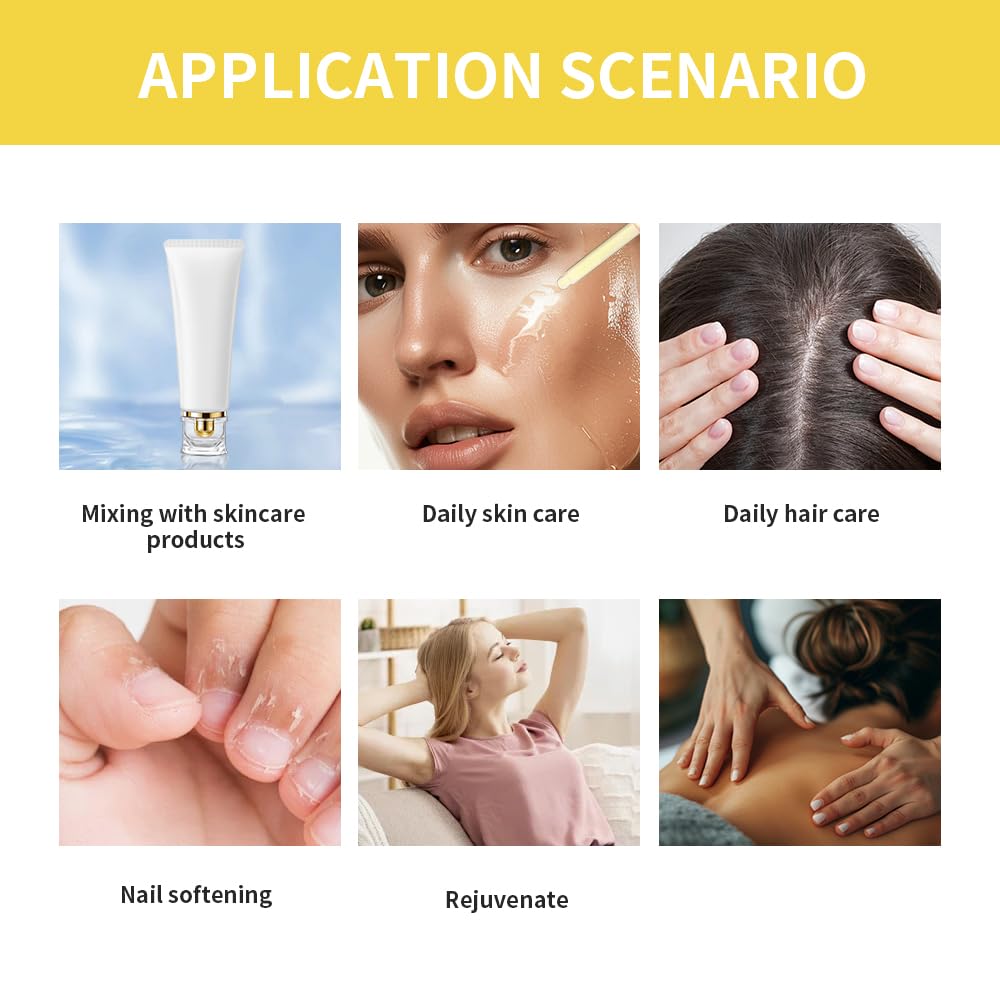 Loske Organic Vitamin E Oil, Natural & Pure Moisturising Oil for Skin, Face, Nail, Hair, Improves Skin Texture and Elasticity, Reduce Dullness, Aging (1)