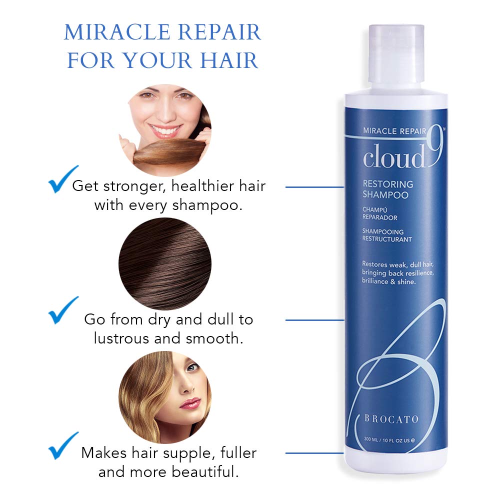 Brocato Cloud 9 Miracle Repair Shampoo 10oz