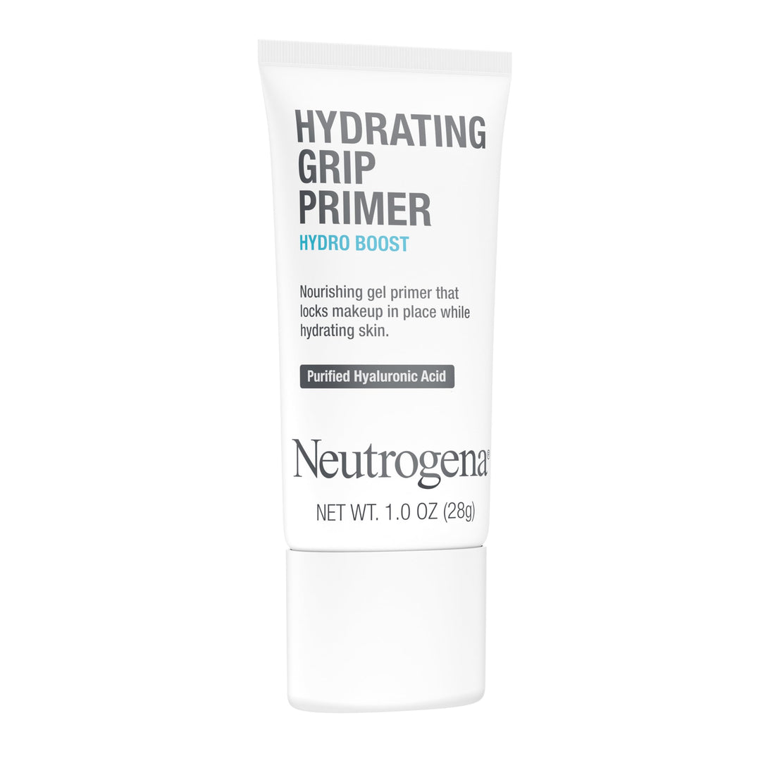Neutrogena Hydro Boost Hydrating Grip Primer, Gripping Face Primer with Purified Hyaluronic Acid Locks Makeup in Place while Hydrating Skin, Gel Primer Appears Invisible When Dry, 1.0 oz