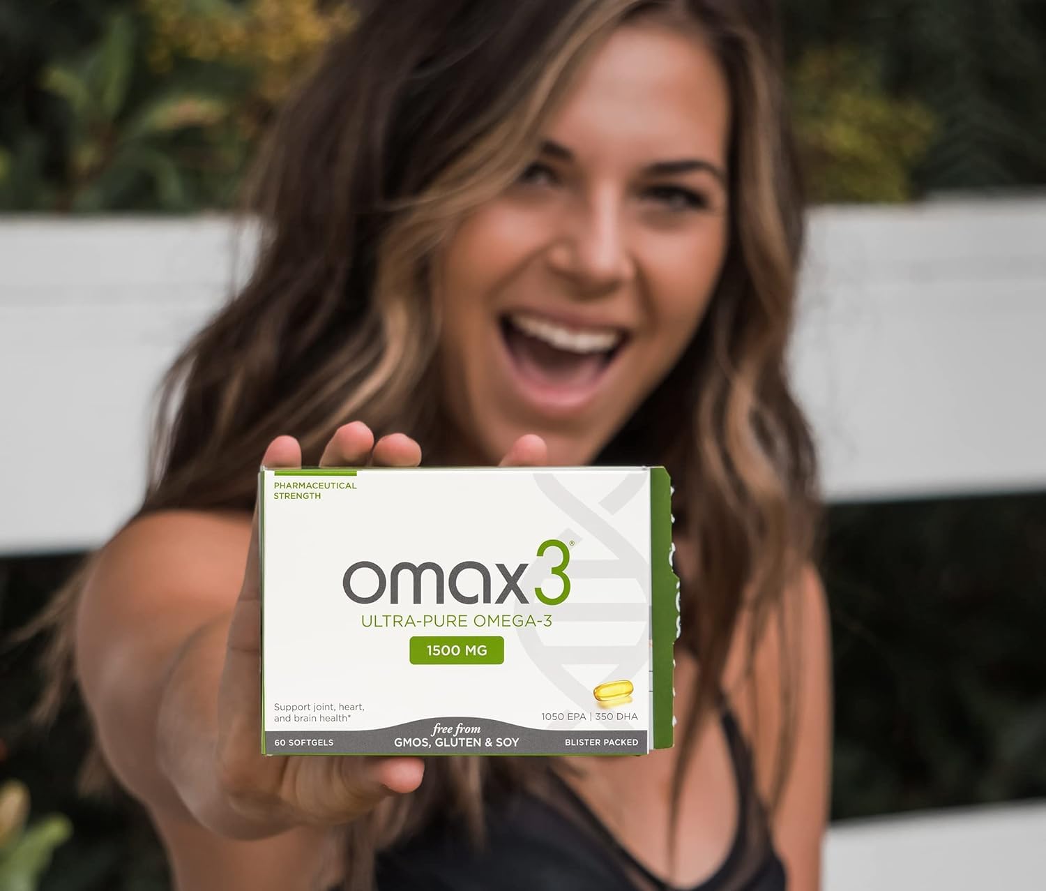 Omax3 Natural Omega 3 Fish Oil Pills 1500 MG EPA DHA - Omega3 Fatty Acid Muscle & Joint Support Supplements - Gluten Free, Wild Caught, Non GMO, 60-Day Supply Blister Packed (2 Boxes)