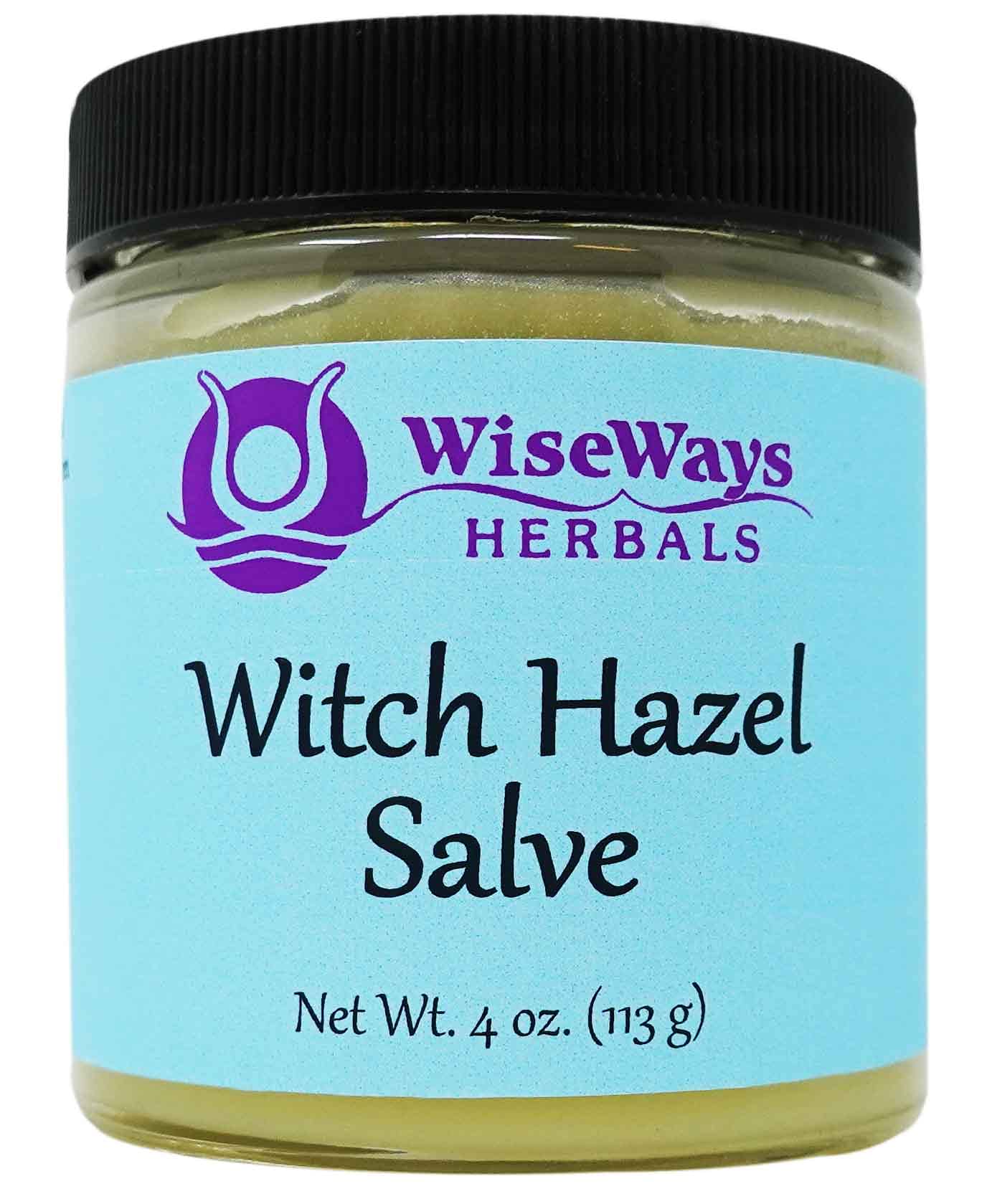WiseWays Herbals: Salves for Natural Skin Care, Witch Hazel 4 oz