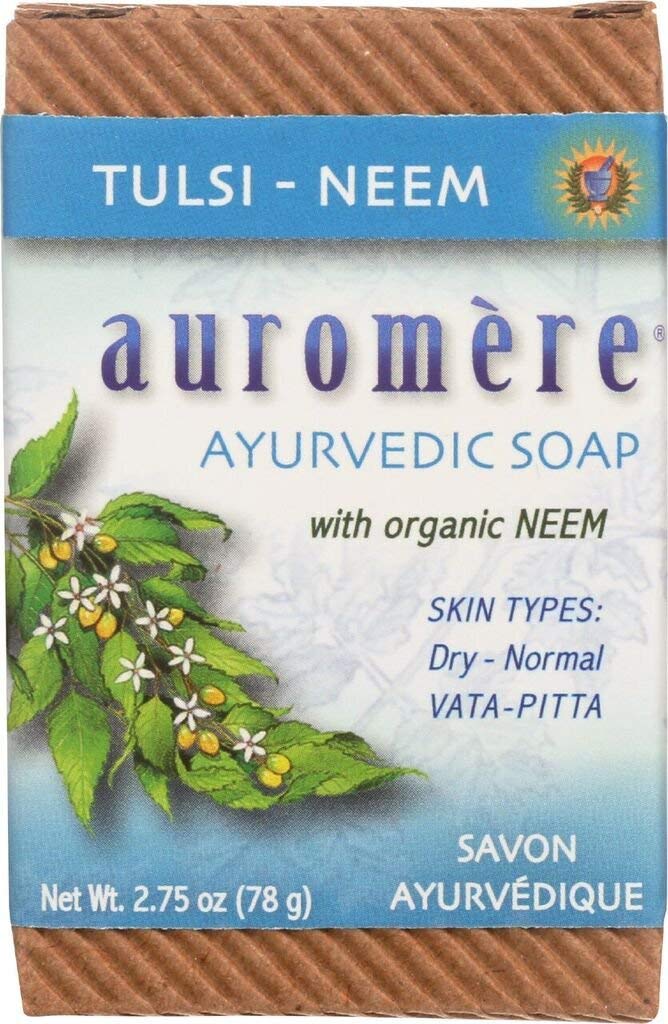 6 : AUROMERE BAR SOAP,TULSI NEEM, 2.75 OZ