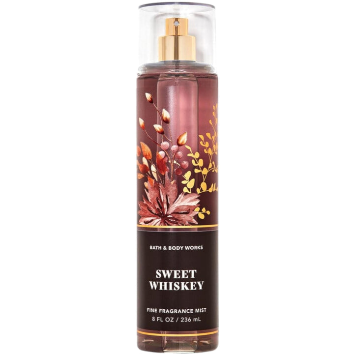 Bath & Body Works Fine Fragrance Body Spray Mist 8 fl oz / 236 mL (Sweet Whiskey) Packaging Design Varies