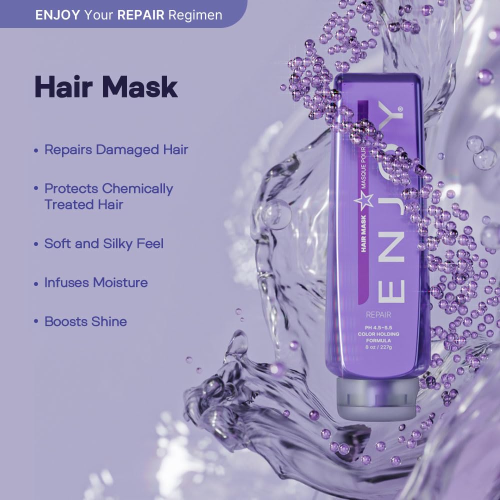 ENJOY Hair Mask (8.8 OZ) Deep Nourishment and Conditioning for a Moisture-Rich Hair