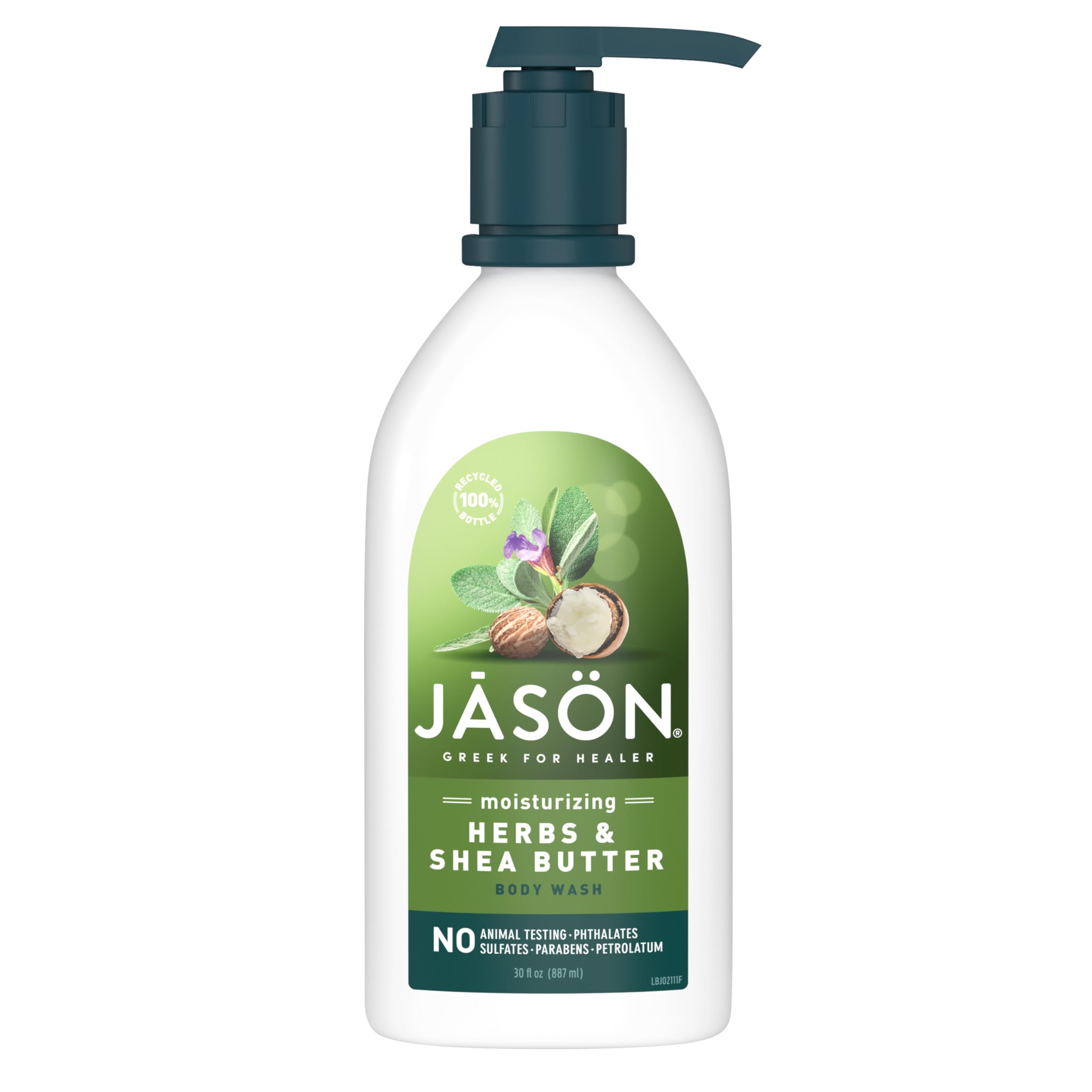Jason 30 oz Moisturizing Herbs Pure Natural Body Wash