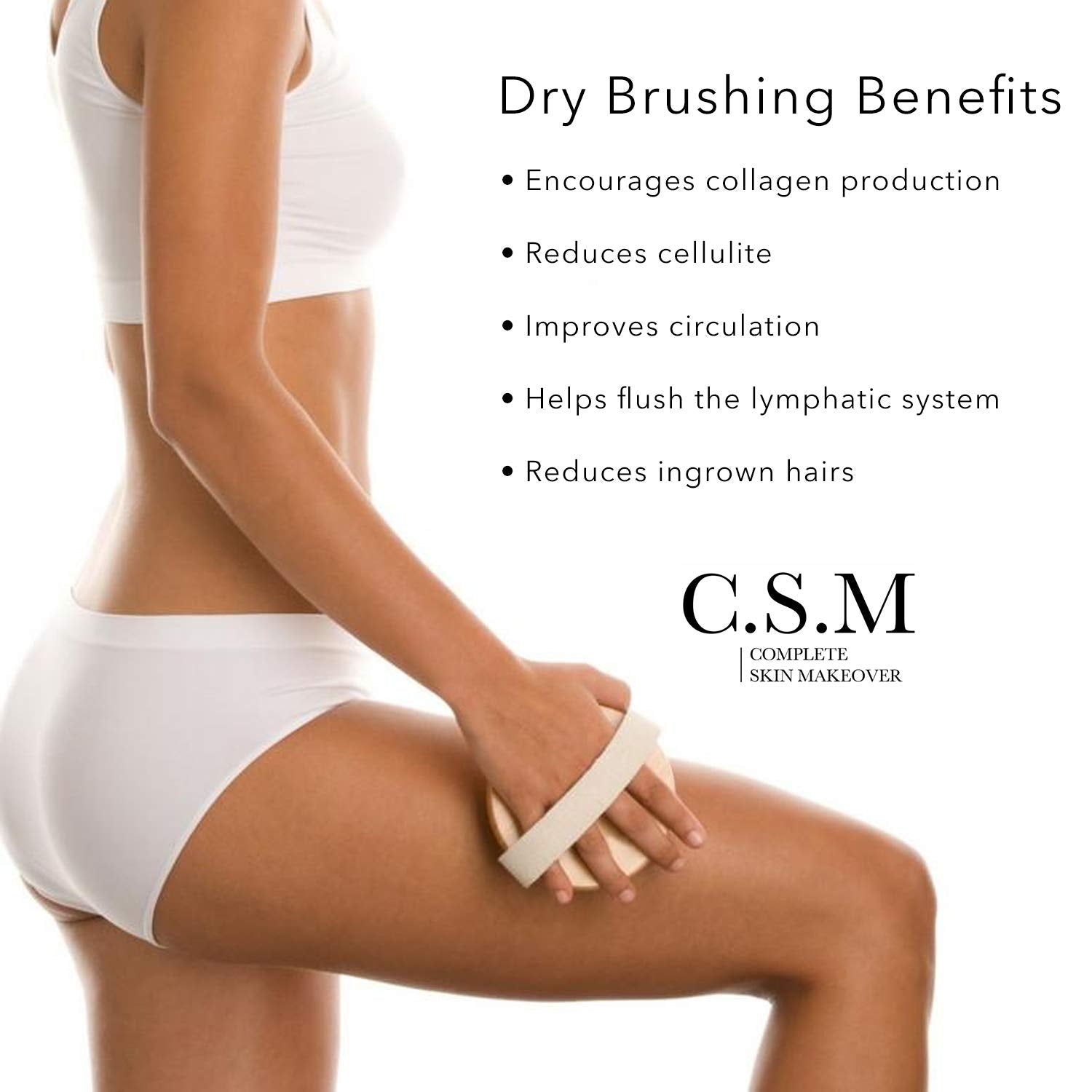 C.S.M Dry/Wet Body Brush