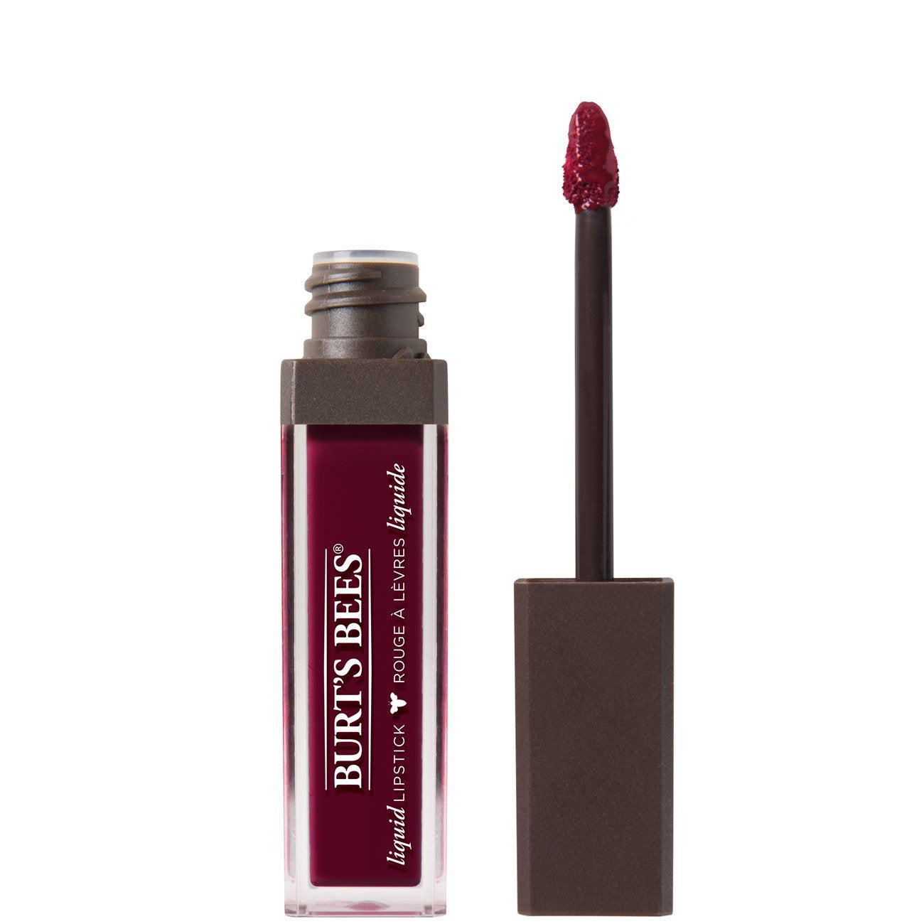 Burt's Bees 100% Natural Glossy Liquid Lipstick, Wine Waters, 1 Tube