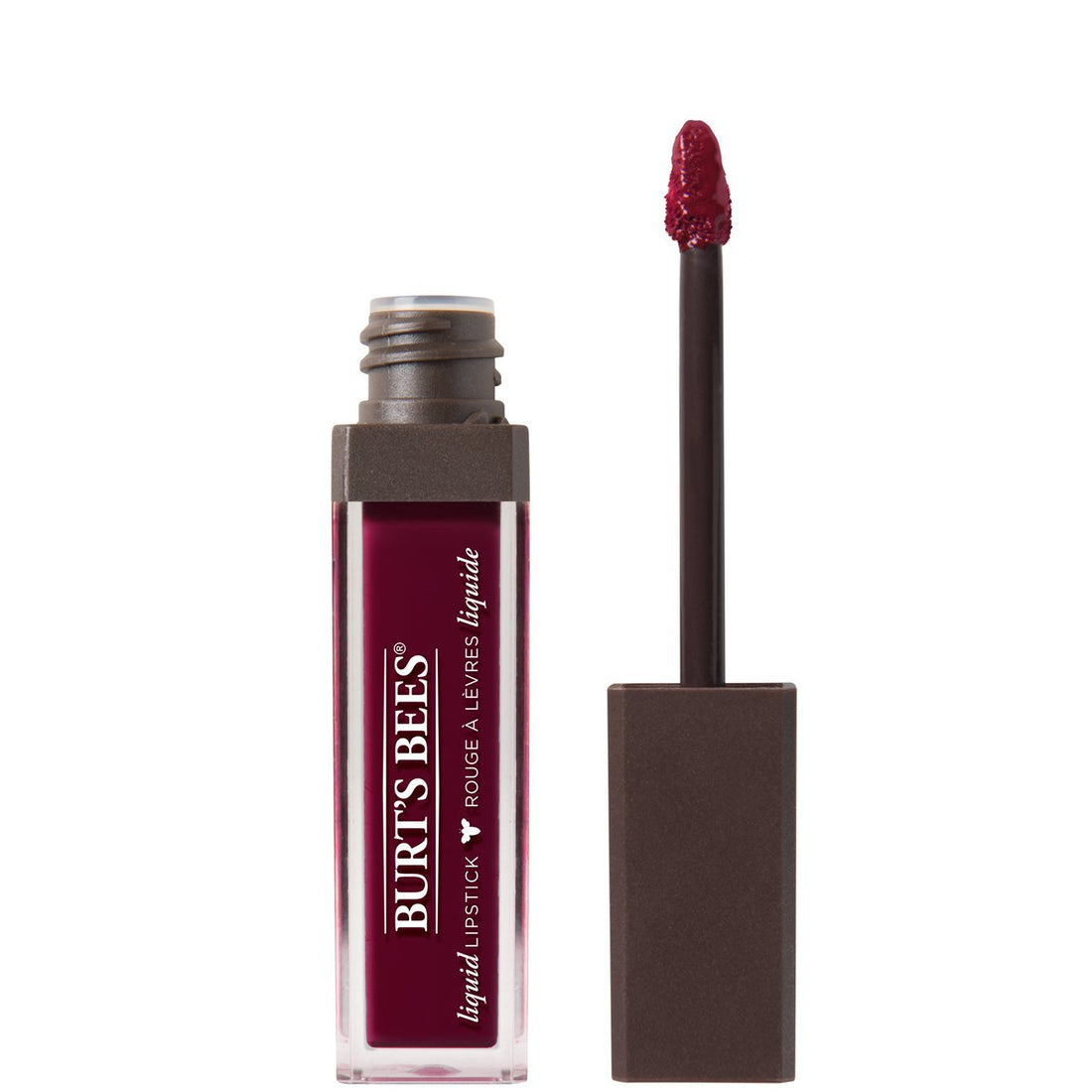 Burt's Bees 100% Natural Glossy Liquid Lipstick, Wine Waters, 1 Tube