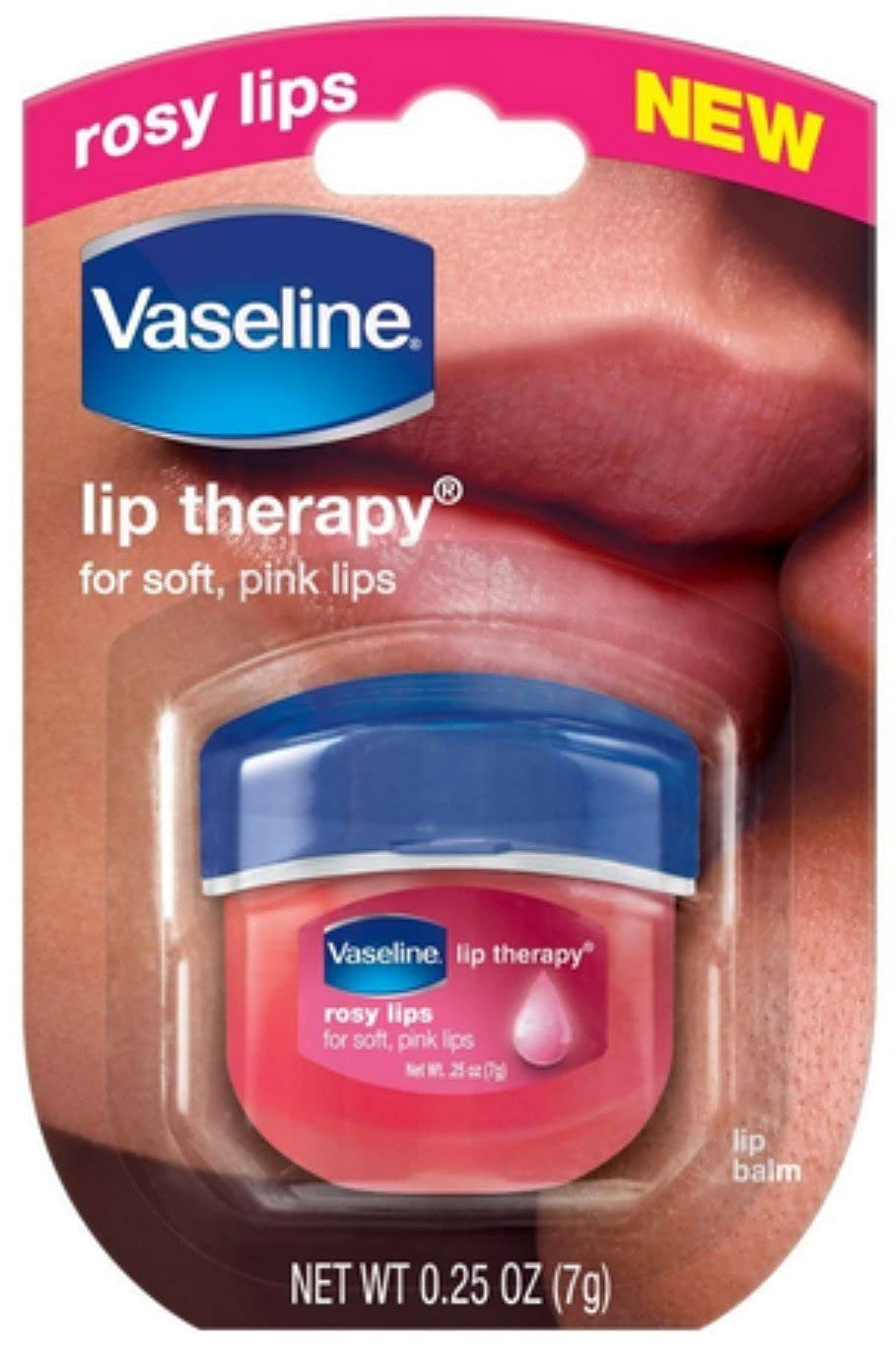 Vaseline Rosy Lip Therapy, 0.25 oz - 11pk