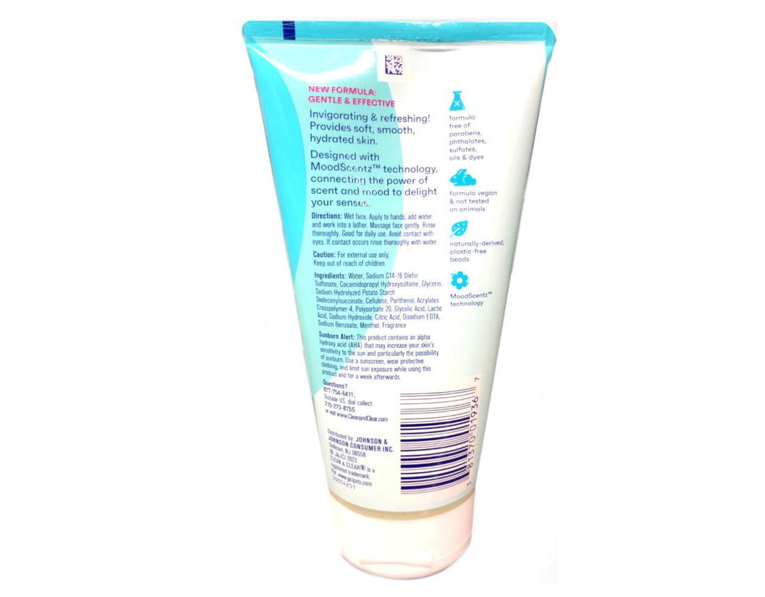 Clean & Clear Deep Action Exfoliating Scrub Oil-Free, 5 Ounce (Pack of 3)