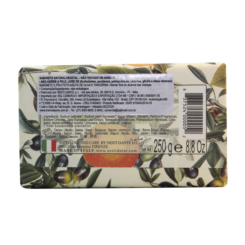Nesti Dante Il Frutteto Olive and Tangerine Soap, 250g