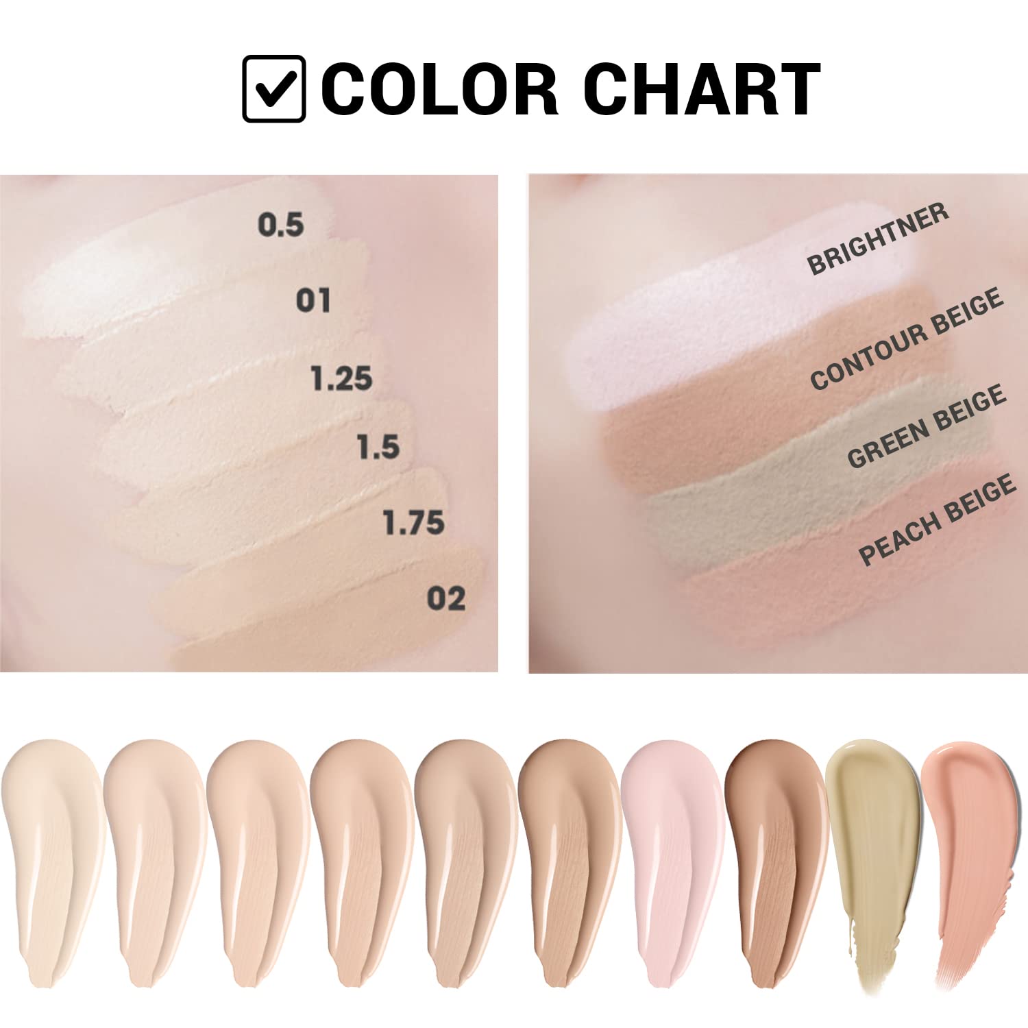 [the SAEM] Cover Perfection Tip Concealer SPF28 PA++ 6.5g - 3 Colors Set