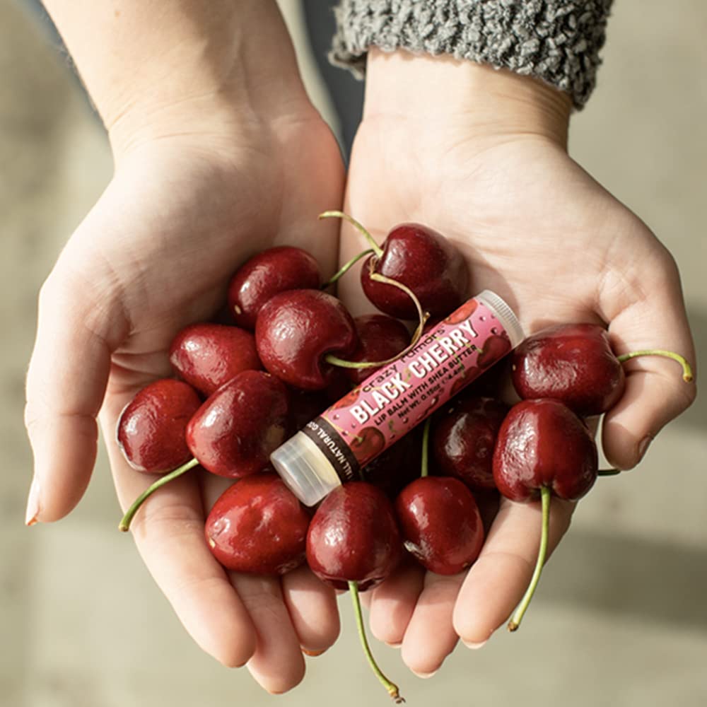 Crazy Rumors Soda Pop Lip Balm Black Cherry Tubes - 0.15 Oz 4 Pack