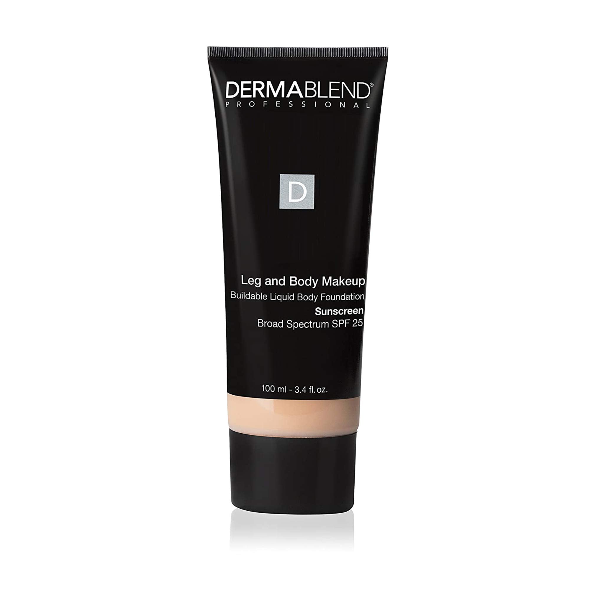 Dermablend Leg and Body Makeup Liquid Foundation with SPF 25 for Medium Coverage & All-day Hydration, 0N Fair Nude, 3.4 fl. oz.