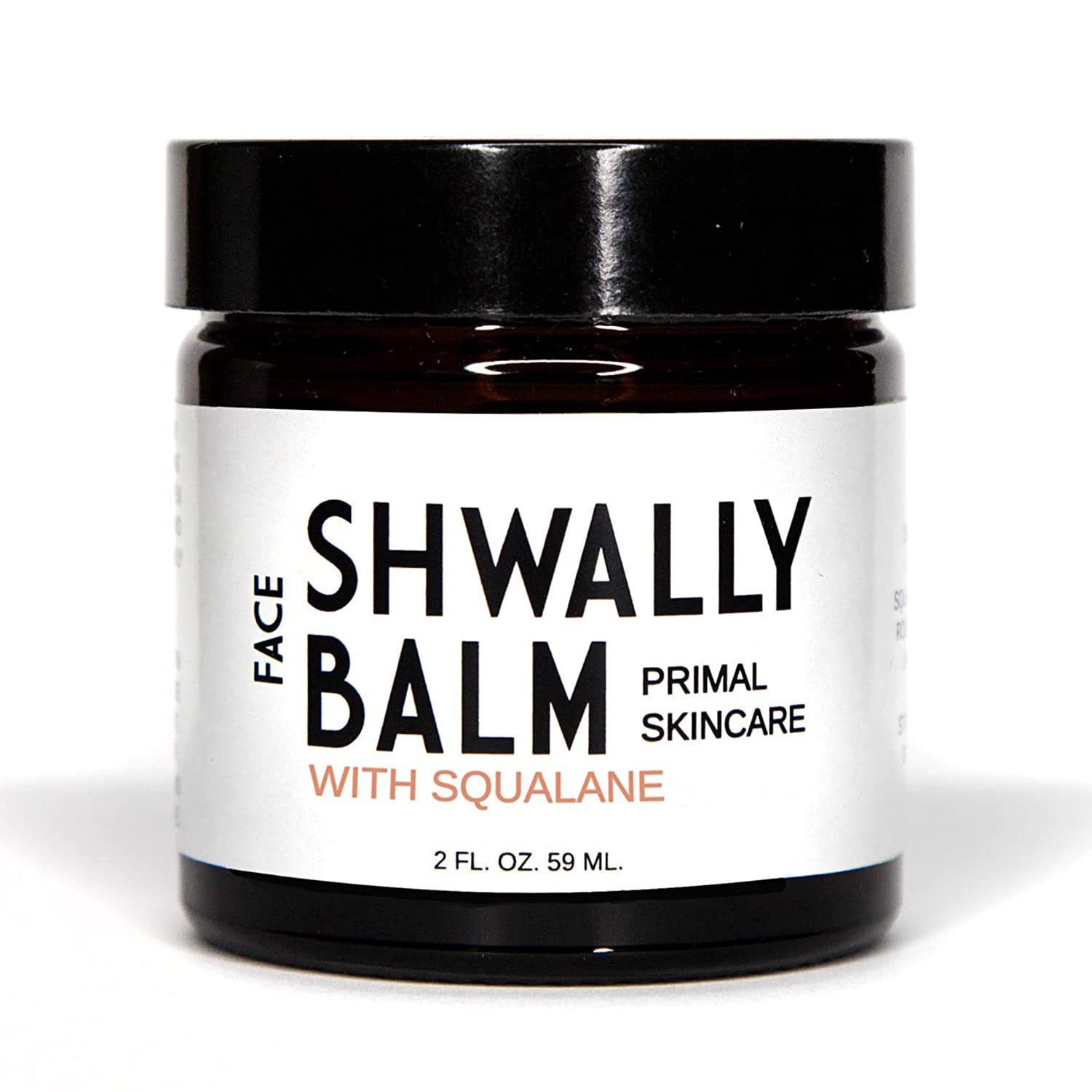 Shwally Primal Beauty Squalane Face Balm, Paleo and Non-comodegenic, The West Coast Original, With Squalane and Calendula Flower, Unscented