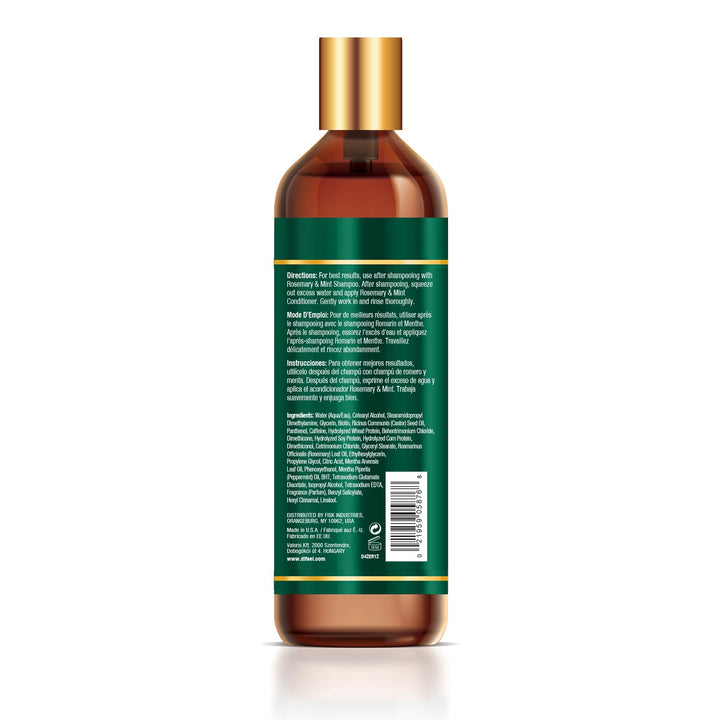 Difeel Elevated Rosemary Mint Hair Conditioner with Biotin 12 oz. - Made with Natural Rosemary & Mint to Strengthen Dry, Damaged Hair, Promote Growth, Smooth Split Ends & Moisturize Dry Scalp