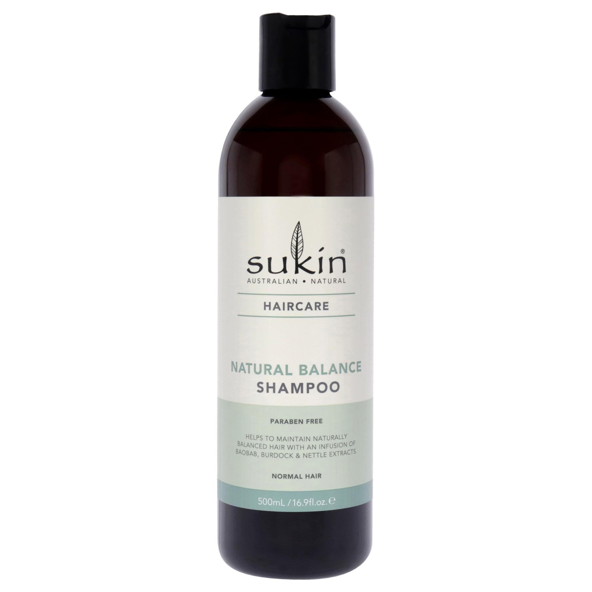 Sukin Natural Balance Shampoo, Normal Hair, 16.9 Flo Oz