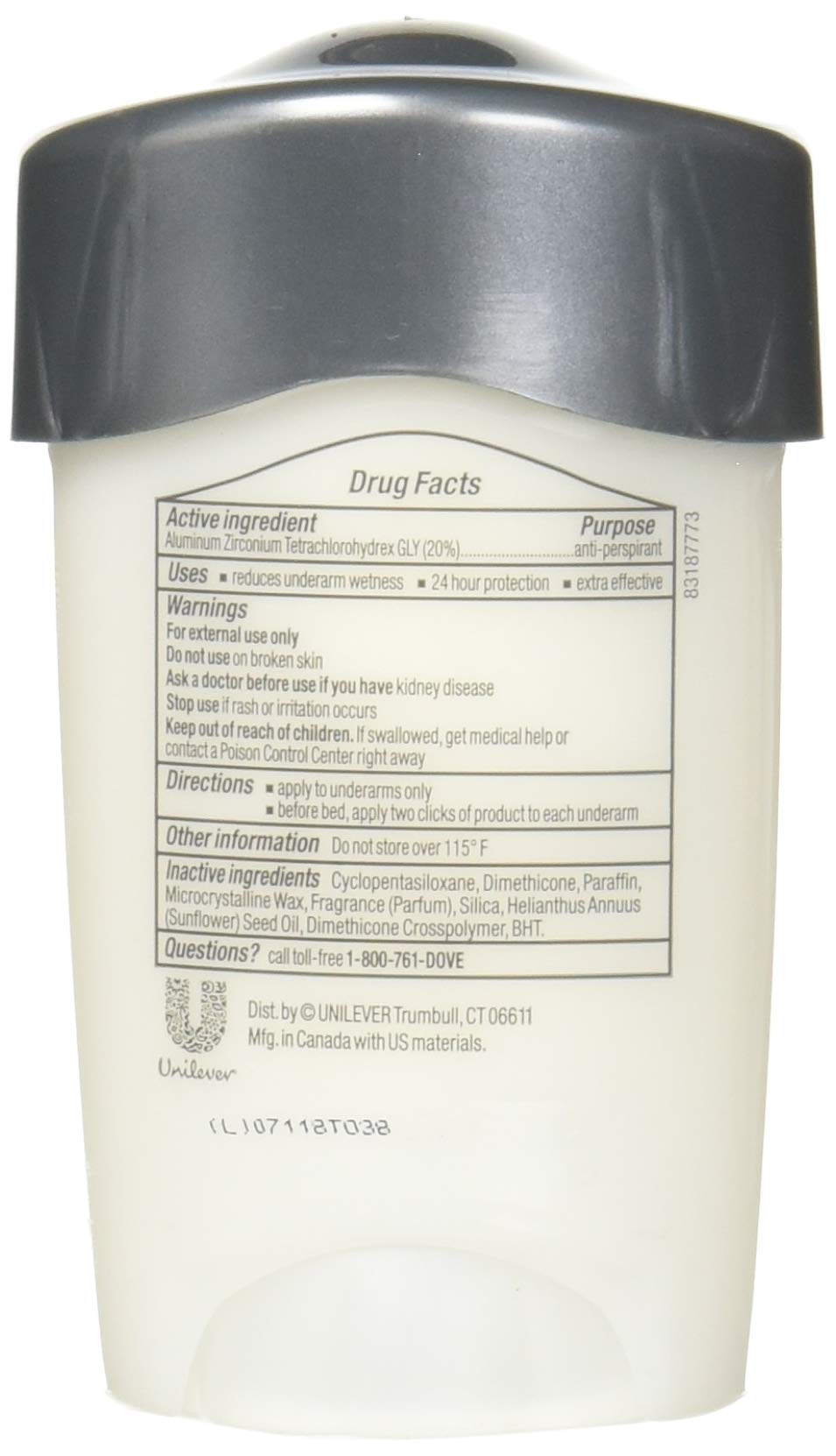 Dove Men Plus Care Clinical Protection Antiperspirant Deodorant Solid, Clean Comfort, 1.7 Ounce (Pack Of 3)