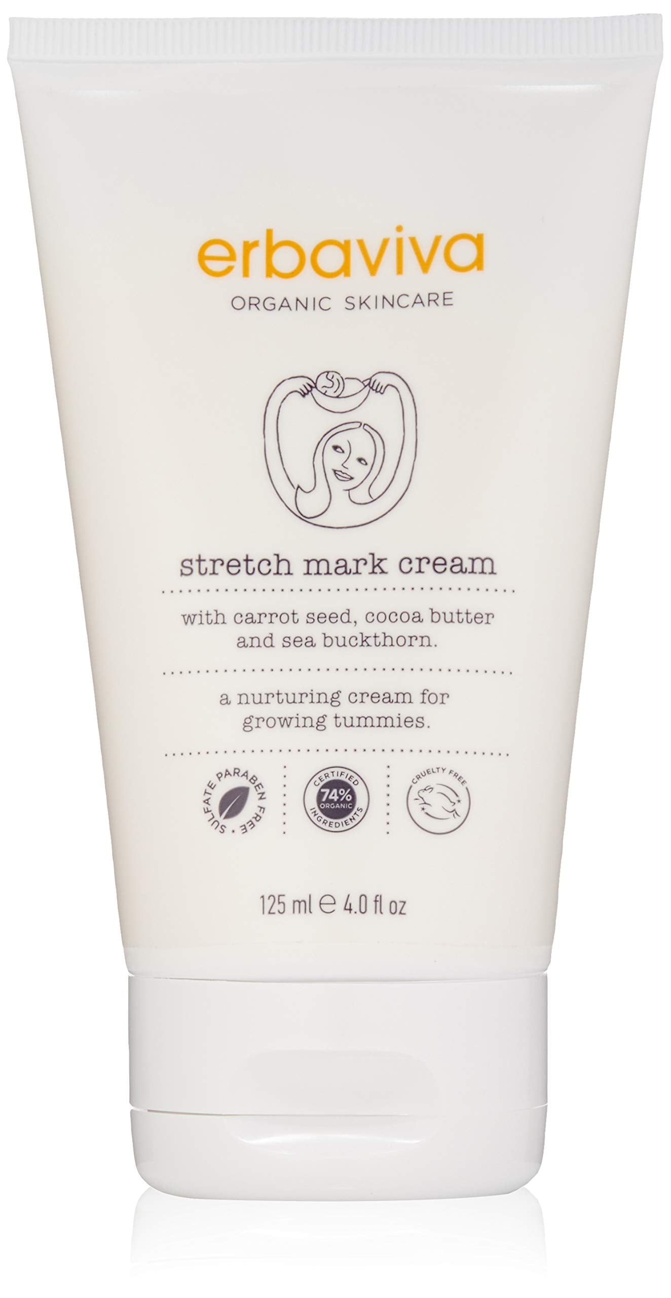 Erbaviva Stretch Mark Cream 4 Fl Oz