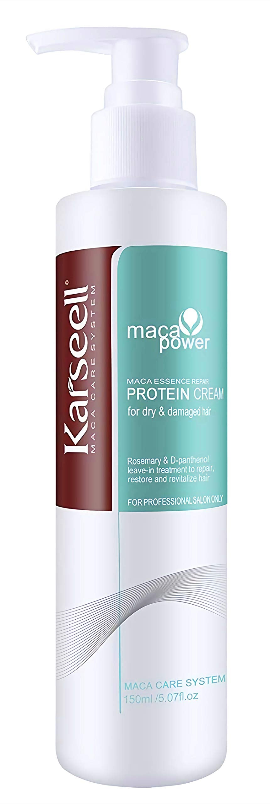 Karseell Repair Protein Cream Leave-In Conditioner Hair Treatment Organic Protein Cream for Dry Damaged Hair