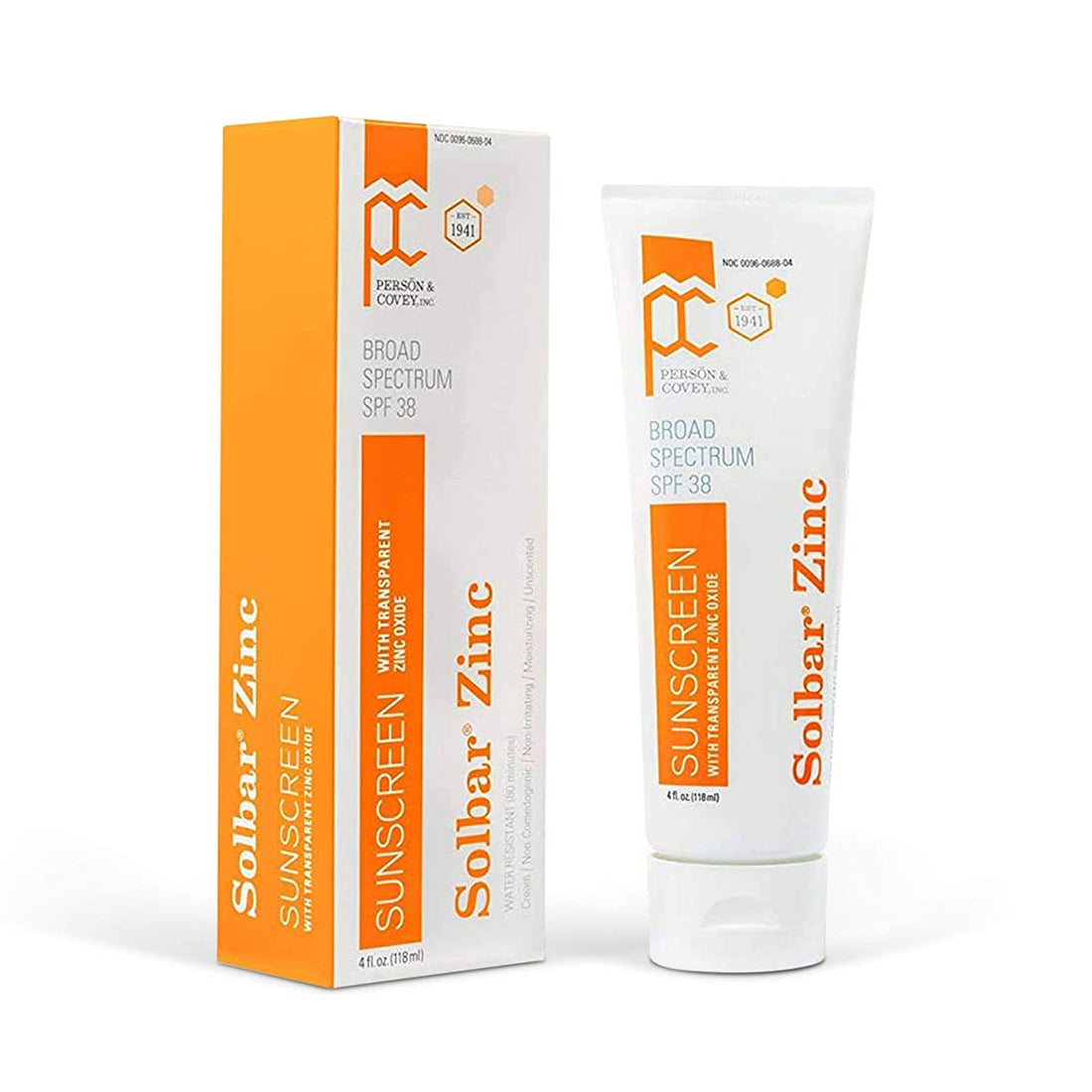 Solbar Zinc Sun Protection Cream Spf 38 4 Oz (Pack Of 2)