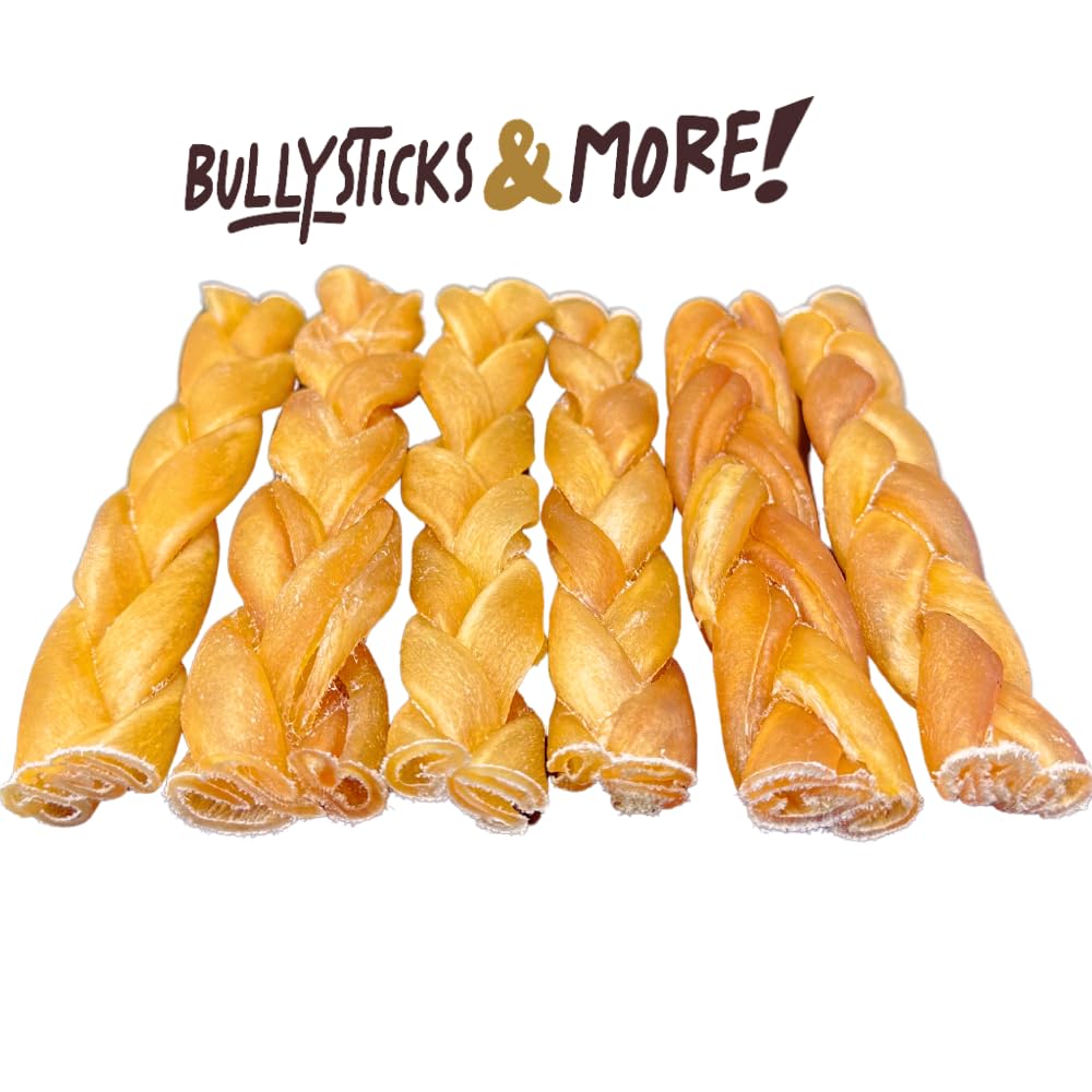 BULLYSTICKS and More - Braided 6 Collagen Sticks (8 Count)