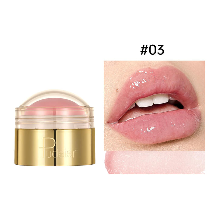 Tinted Lip Balm, Long Lasting Hydrating, Gloss Finish, Fade Lip Lines, Repair Dry and Cracked Lips (03)