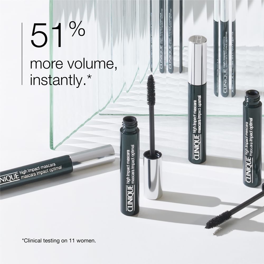 Clinique High Impact Mascara | Lengthening, Volumizing + Safe For Sensitive Eyes, Black Honey, 0.24 Fl Oz