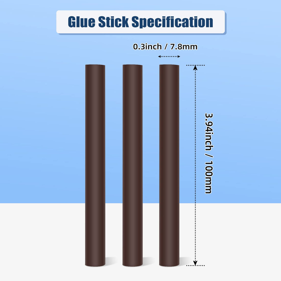 Neitsi¤Ä Set of 12 Professional Hair Extensions Keratin Gun Bond Glue Sticks (Brown) by Neitsi