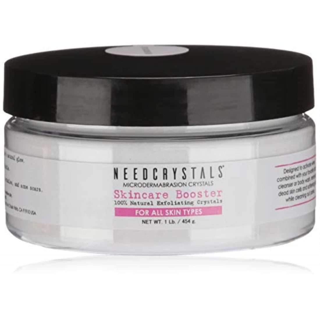 Microdermabrasion Crystals Exfoliating Facial Scrub Skin Care Reduces Appearance of Acne Scars Blackheads Wrinkles Stretch Marks White Aluminum Oxide Crystals Microdermabrasion Scrub, 1 lb