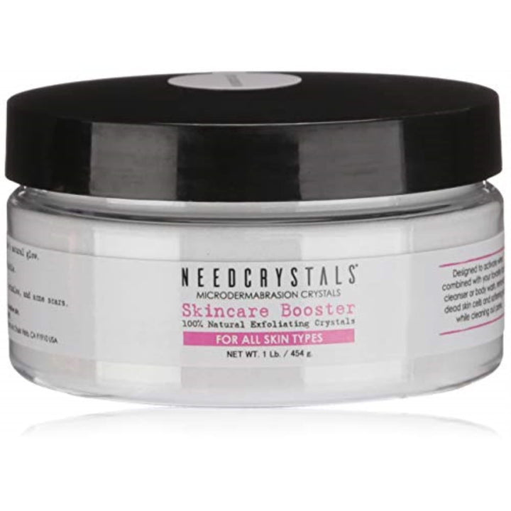 Microdermabrasion Crystals Exfoliating Facial Scrub Skin Care Reduces Appearance of Acne Scars Blackheads Wrinkles Stretch Marks White Aluminum Oxide Crystals Microdermabrasion Scrub, 1 lb
