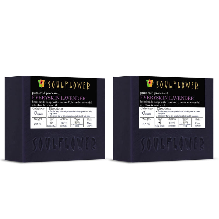 Soulflower Everyskin Lavender Handmade Soap