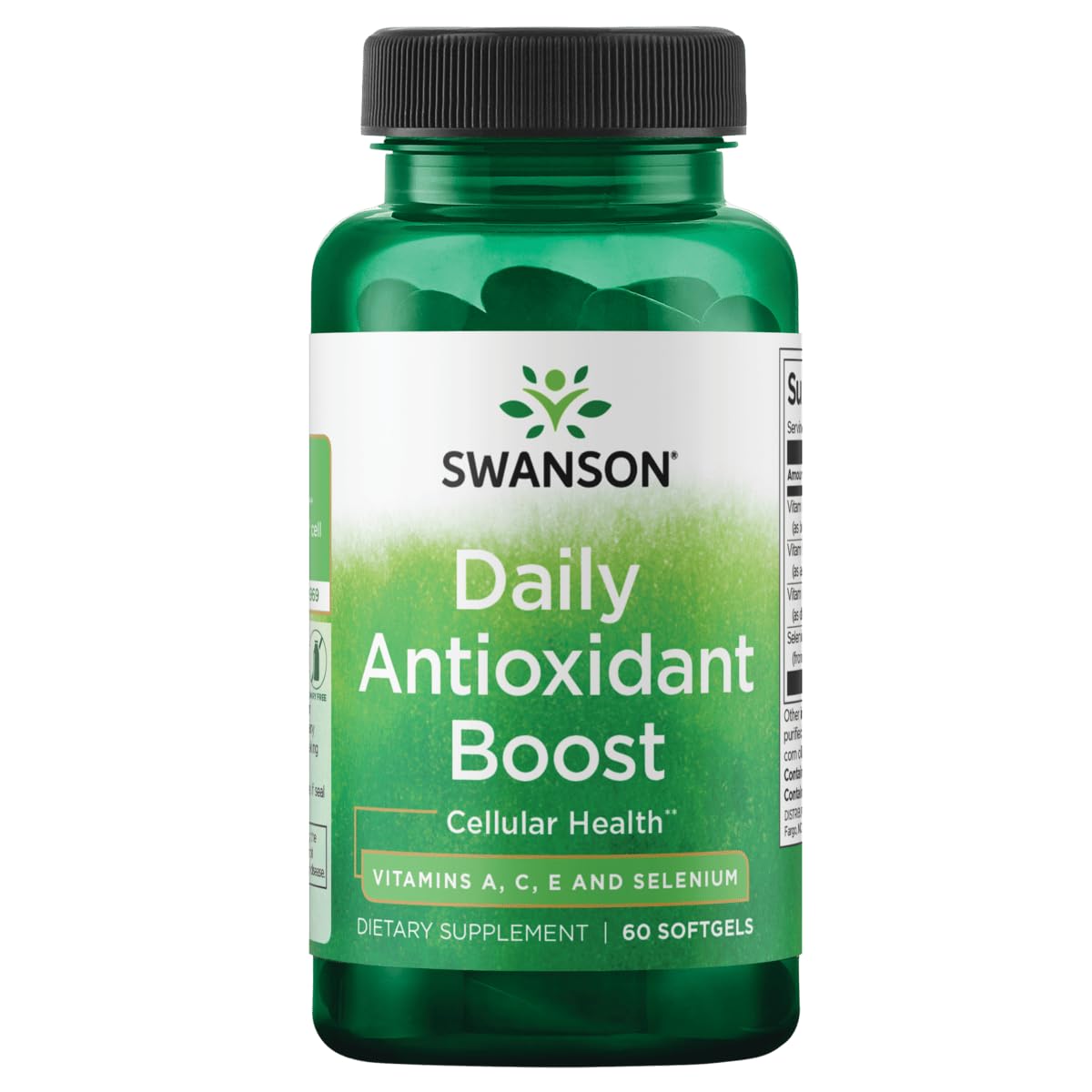 Swanson Vitamins A C E '&' Selenium (ACES) - Promotes Cellular Health '&' Immune Support - Supports Natural Defensive Nourishment - (60 Softgels)