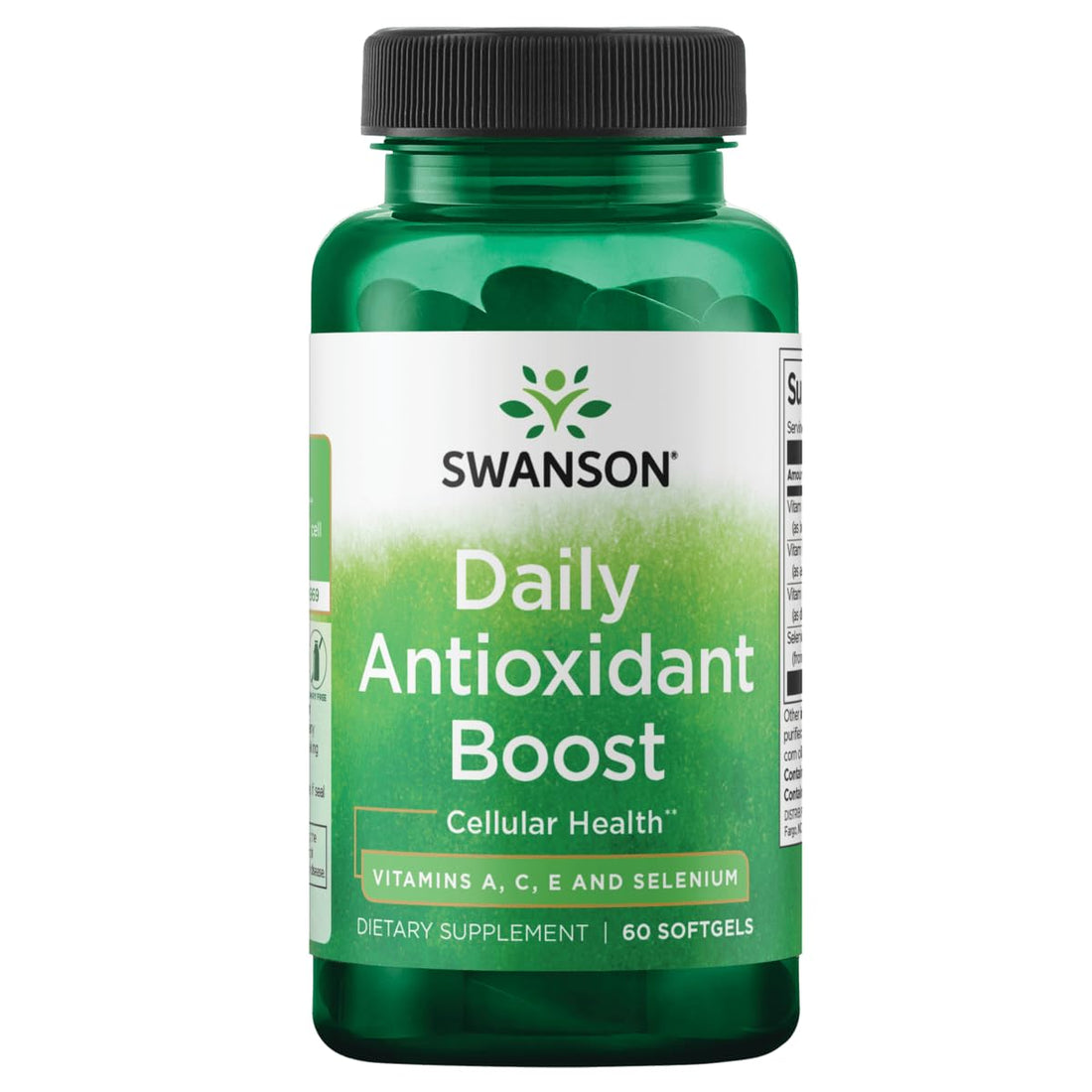 Swanson Vitamins A C E '&' Selenium (ACES) - Promotes Cellular Health '&' Immune Support - Supports Natural Defensive Nourishment - (60 Softgels)