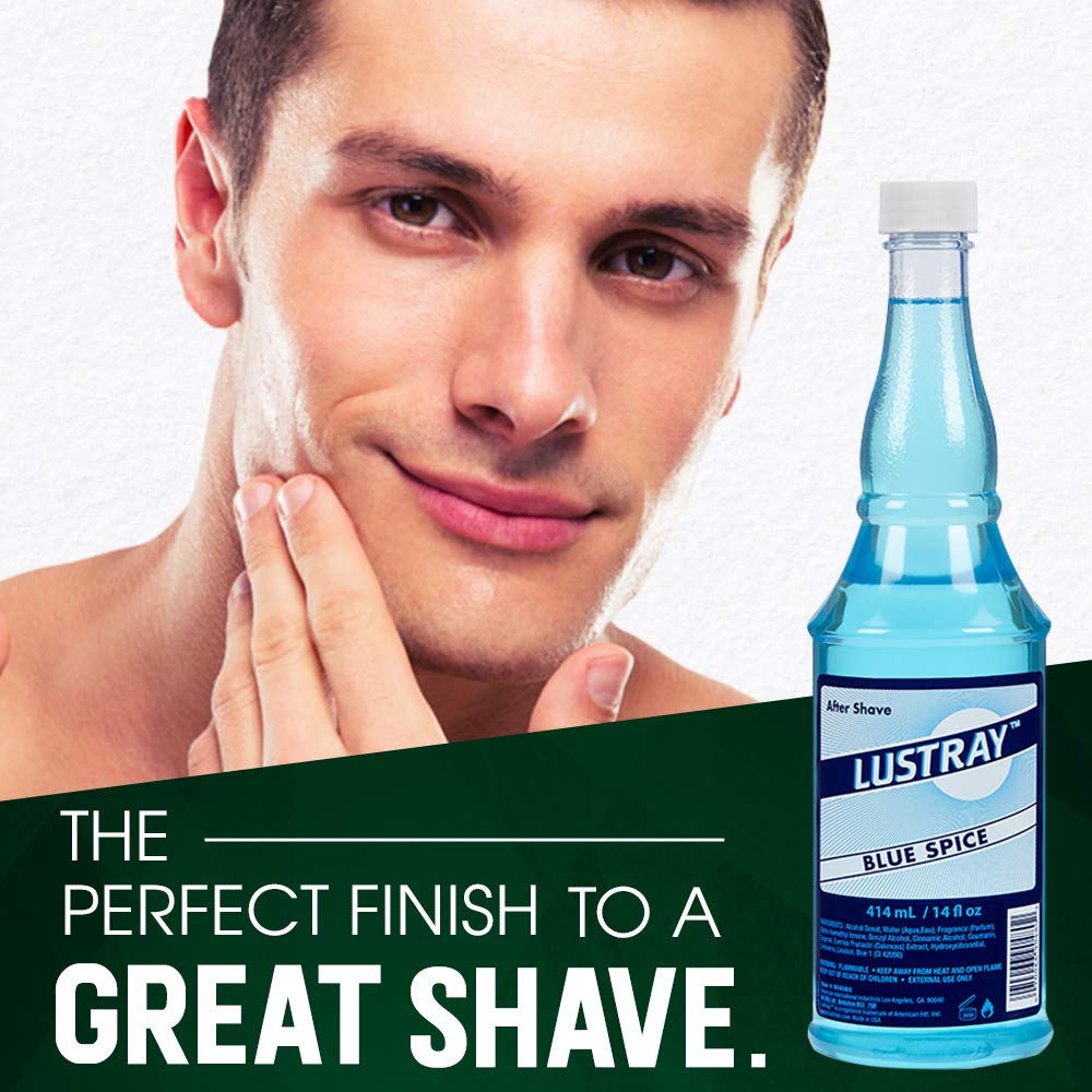 Clubman Lustray Blue Spice After Shave 14 oz. 904080