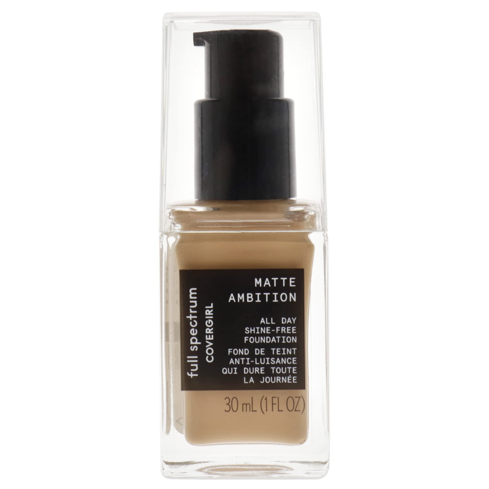 COVERGIRL Matte Ambition, All Day Foundation, Medium Cool 3, 1.01 Ounce