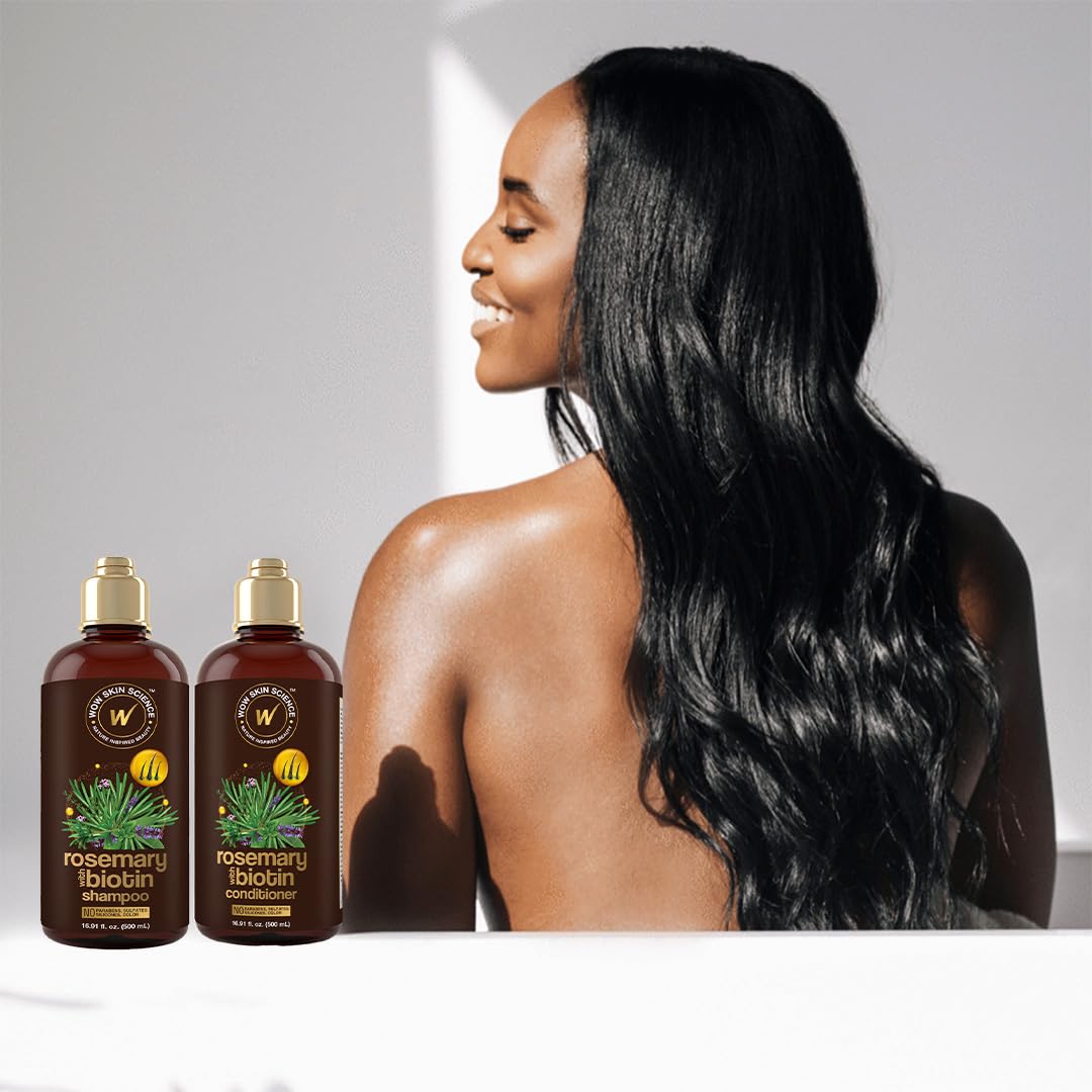 WOW Skin Science Rosemary with Biotin Shampoo & Conditioner Duo 16.9 oz