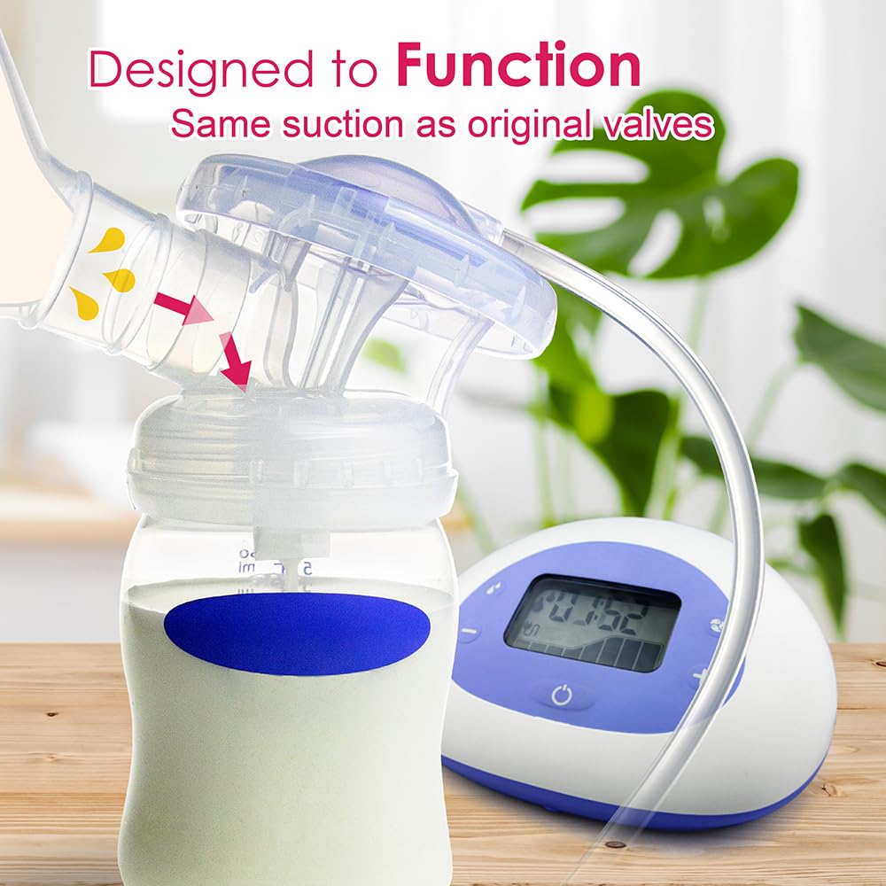 Nenesupply 4 pc Duckbill Valves Compatible with Lansinoh Pumps Parts and Breast Pumps Replacement to Lansinoh Valves. Use with Signature Pro Smartpump Manual Pump